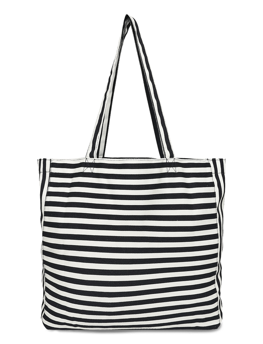 Mads Nørgaard - Boutiqno Athene AOP Bag - shoppingväskor - stripe aop/black - 2