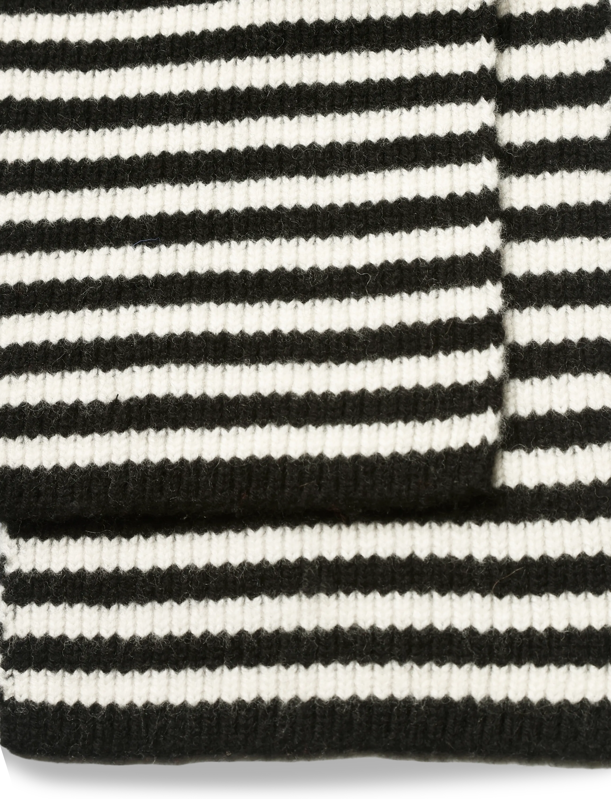 Mads Nørgaard - One Wool Freja Hooded Scarf - winterschals - black/vanilla ice - 2