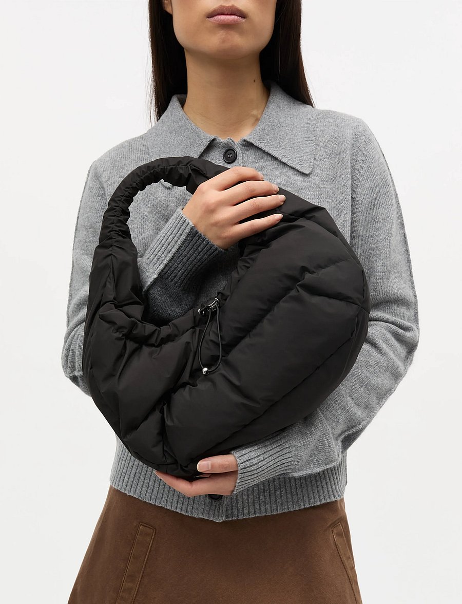 Mads Nørgaard - Light Ripstop Roxy Bag - handtaschen - black - 0