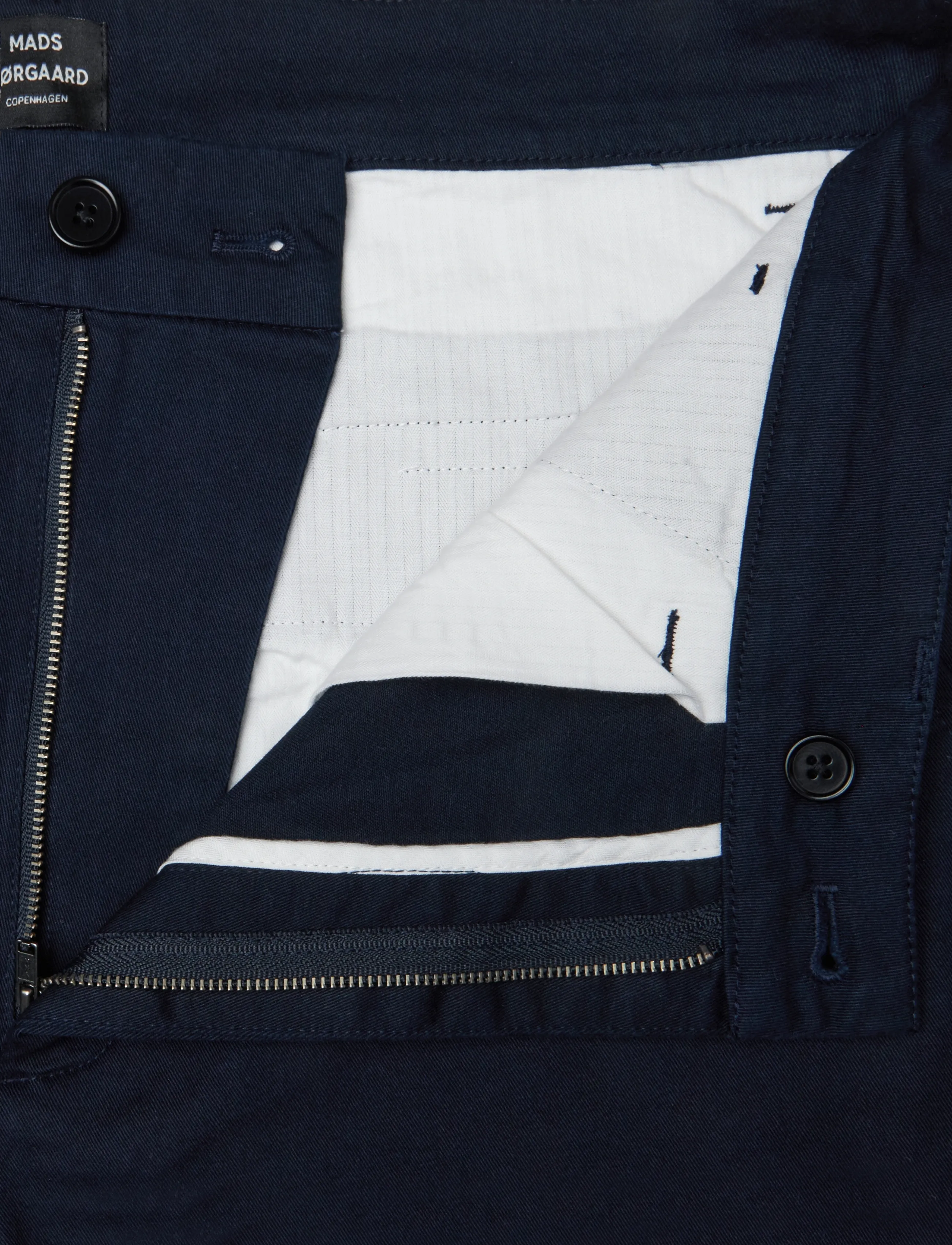 Mads Nørgaard - Cotton Twill Stretch Elias Pants - chinos - sky captain - 3
