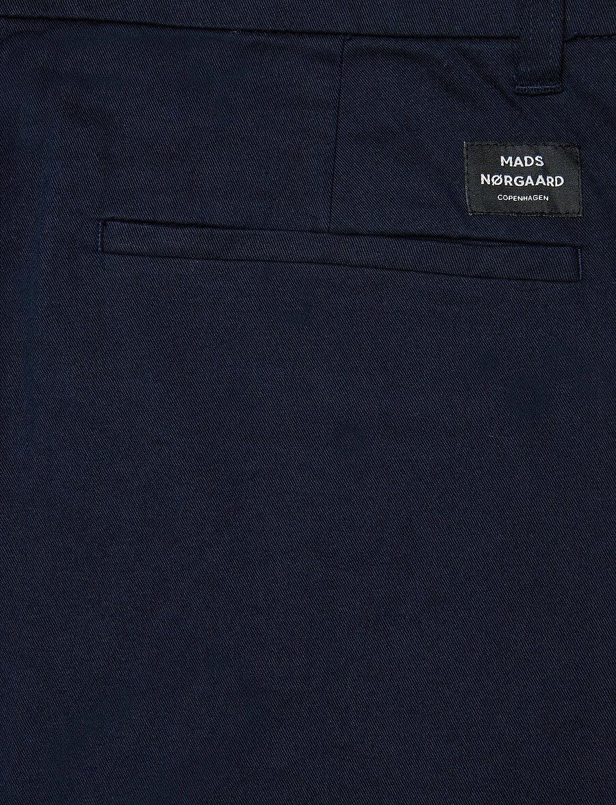 Mads Nørgaard - Cotton Twill Stretch Elias Pants - chinos - sky captain - 4