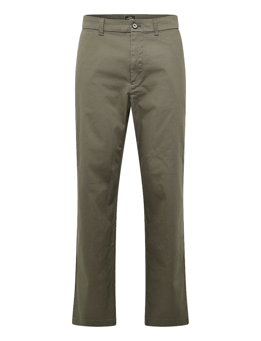Mads Nørgaard - Cotton Twill Stretch Elias Pants - chinos - tarmac - 0