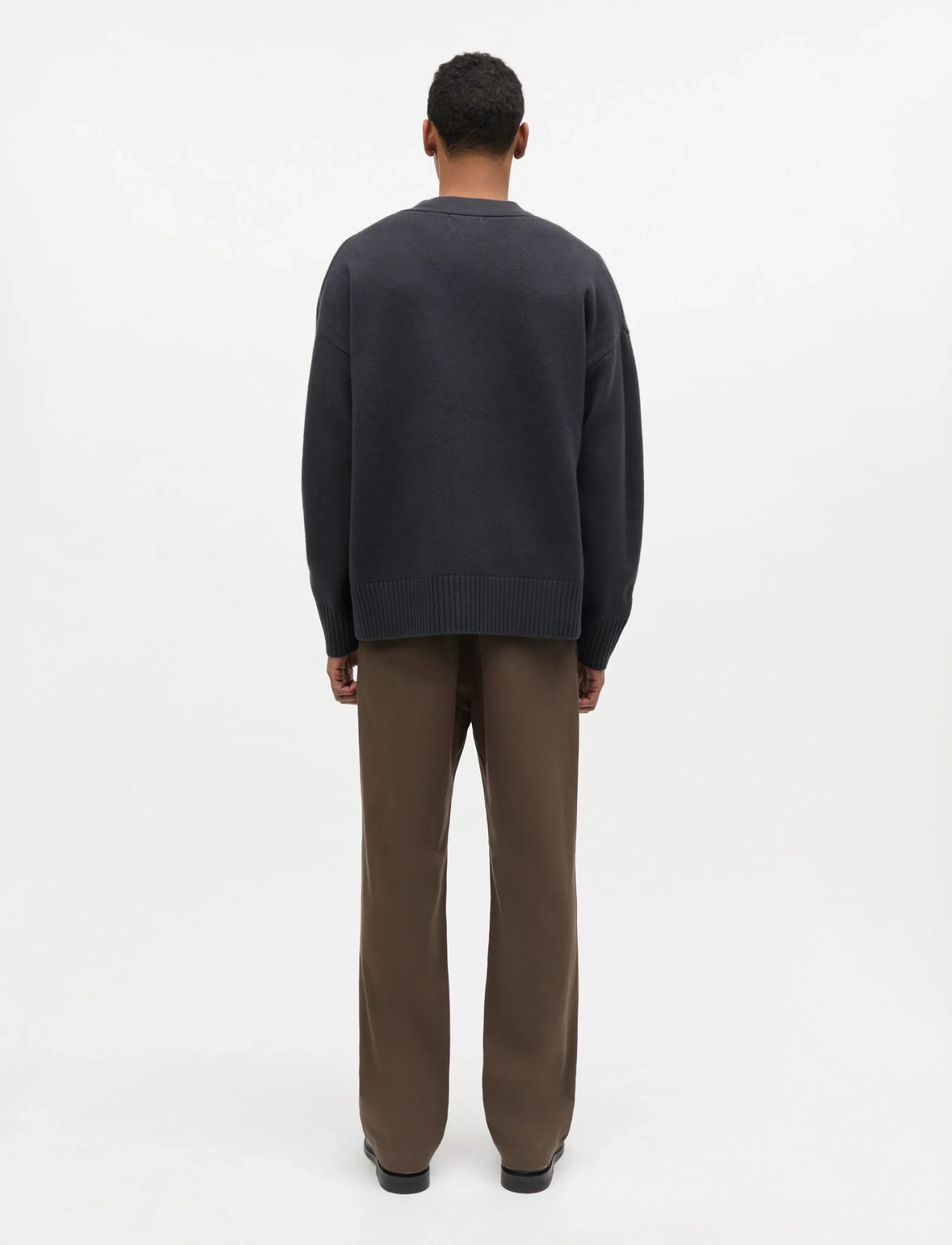 Mads Nørgaard - Cotton Twill Stretch Elias Pants - tarmac - 1