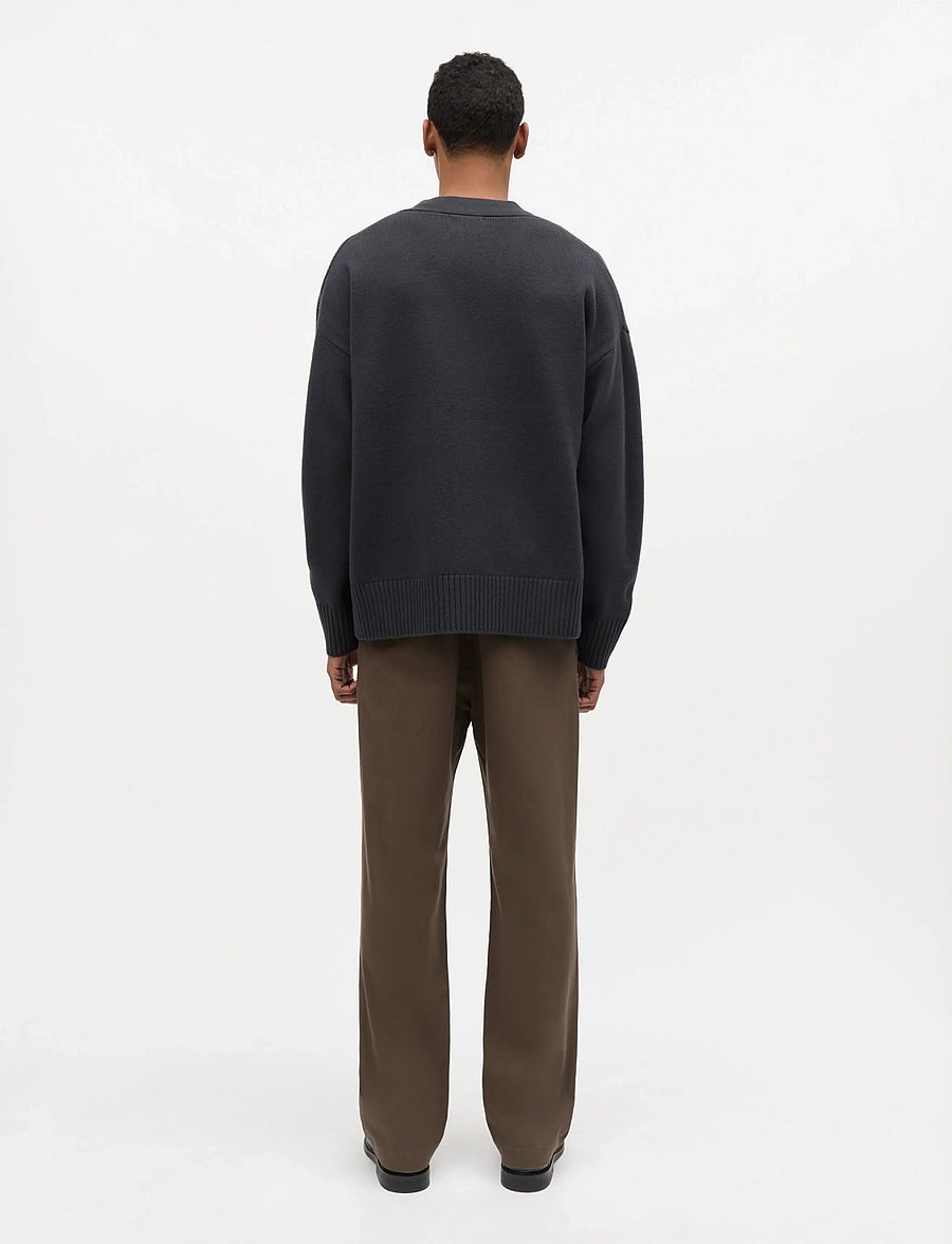 Mads Nørgaard - Cotton Twill Stretch Elias Pants - chinos - tarmac - 1