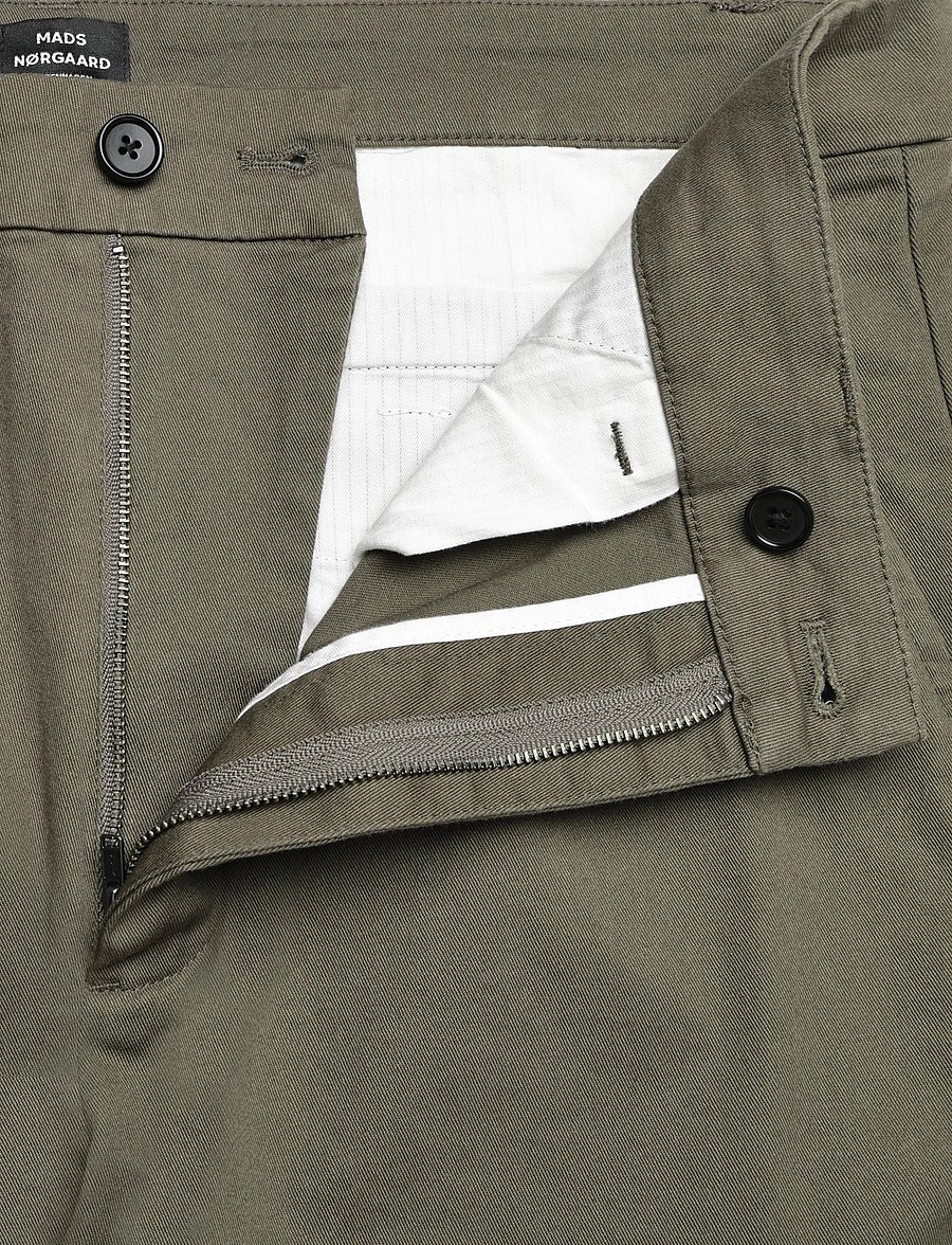 Mads Nørgaard - Cotton Twill Stretch Elias Pants - chinos - tarmac - 3
