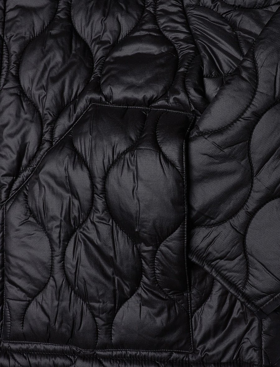 Mads Nørgaard - Shiny Ripstop Flora Jacket - talvejoped - black - 5