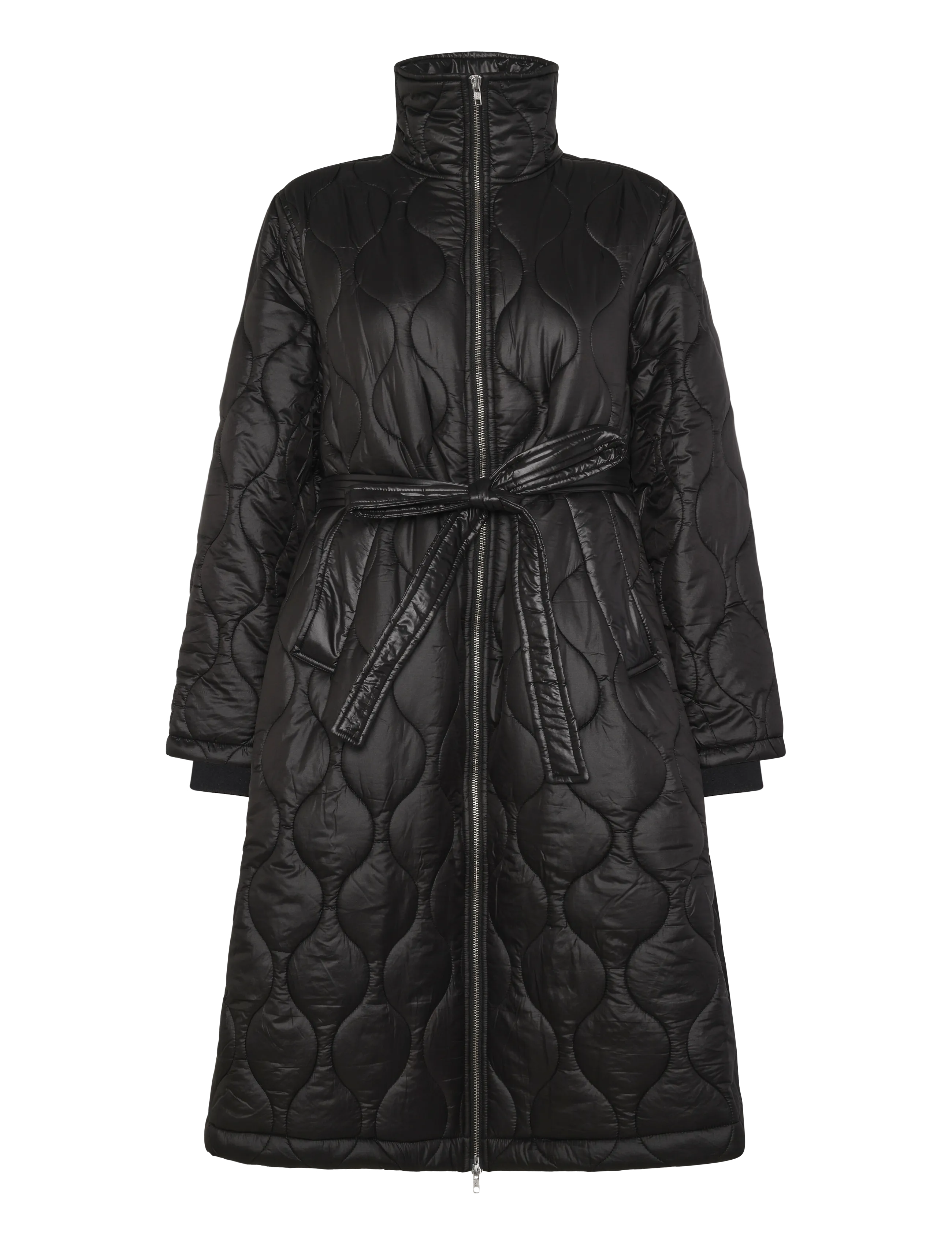 Mads Nørgaard Shiny Ripstop Lizzo Coat - Riided - BLACK / black