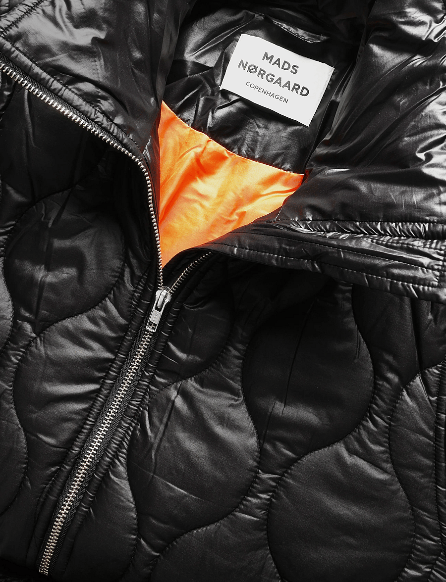 Mads Nørgaard - Shiny Ripstop Lizzo Coat - winterjacken - black - 2