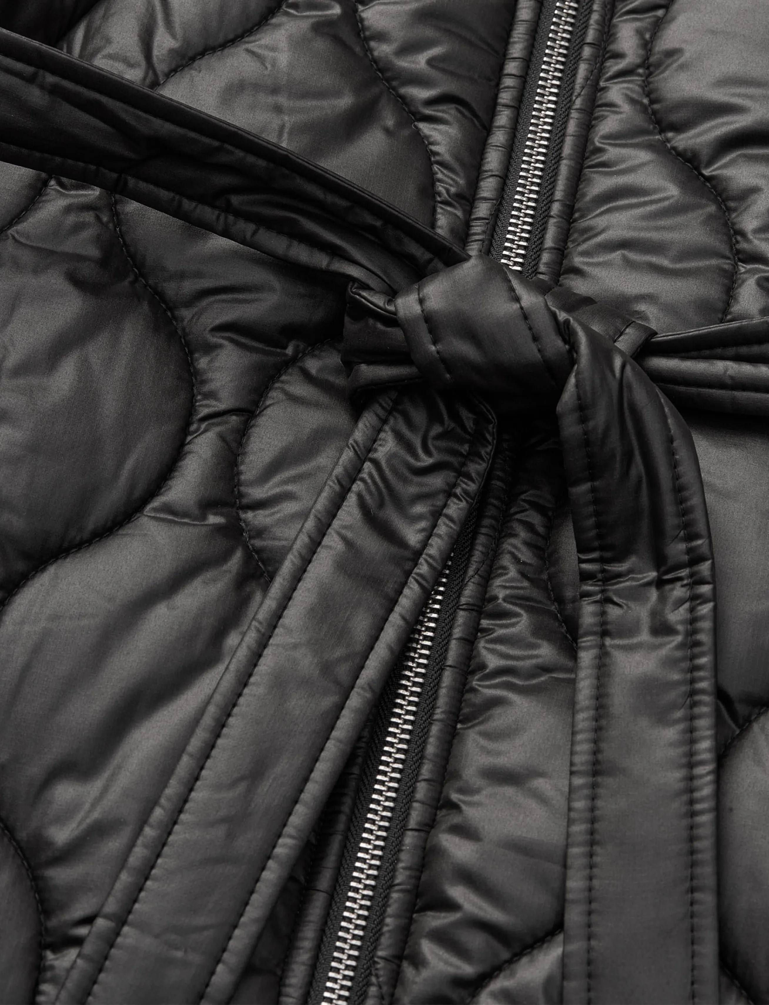 Mads Nørgaard - Shiny Ripstop Lizzo Coat - black - 1