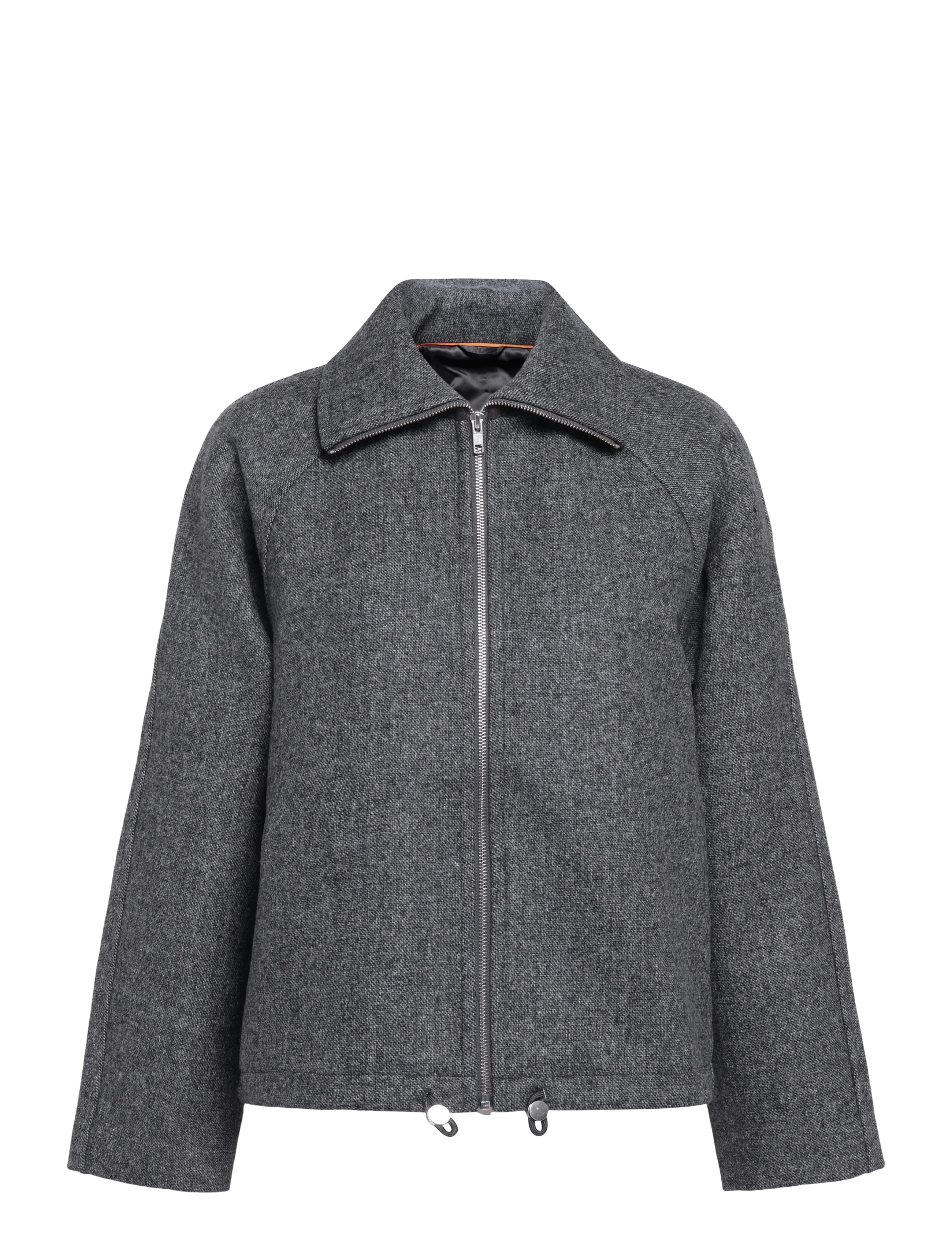 Mads Nørgaard Bond Wool Lotta Jacket - Wolljacken - DARK GREY MELANGE / grey