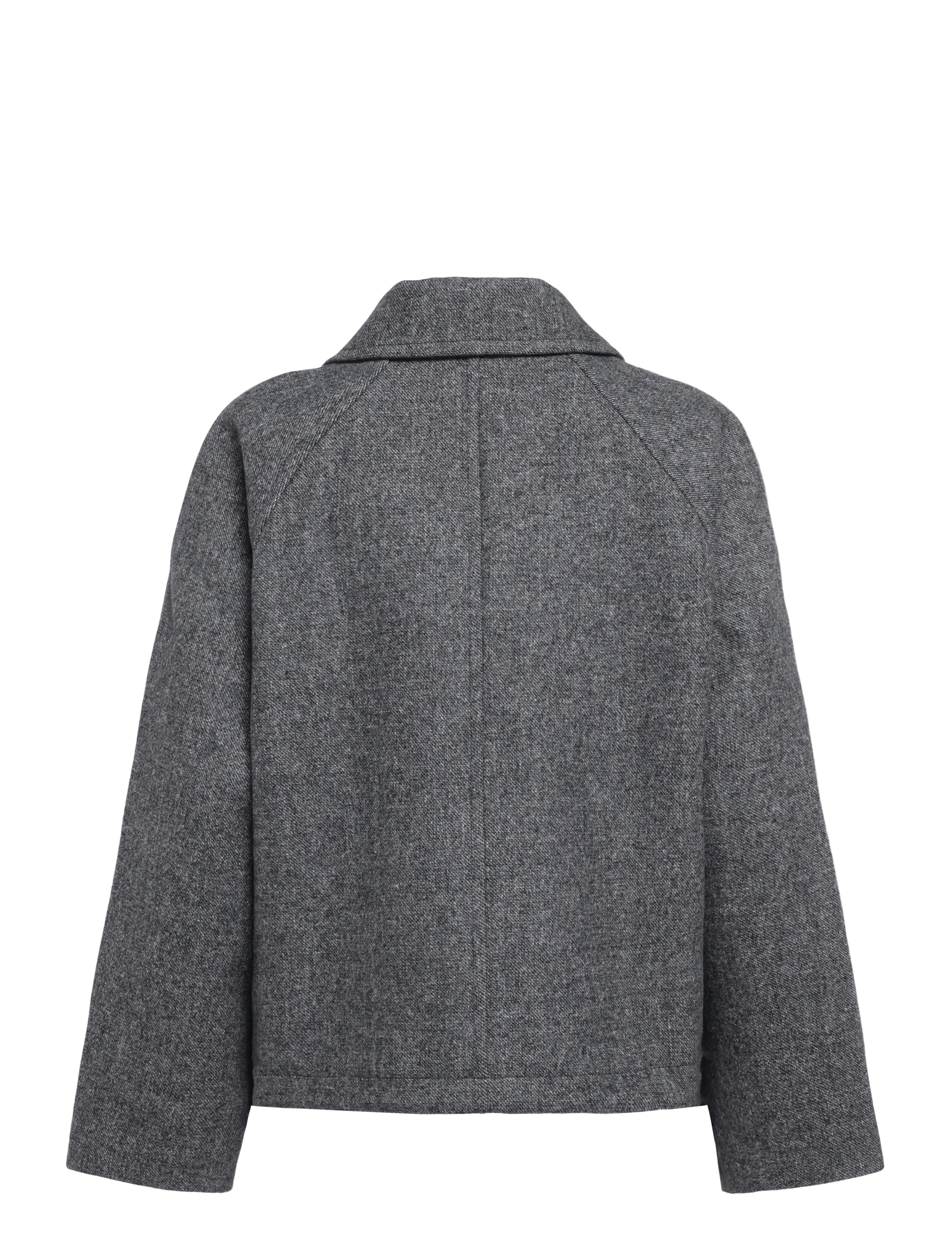 Mads Nørgaard - Bond Wool Lotta Jacket - wolljacken - dark grey melange - 1