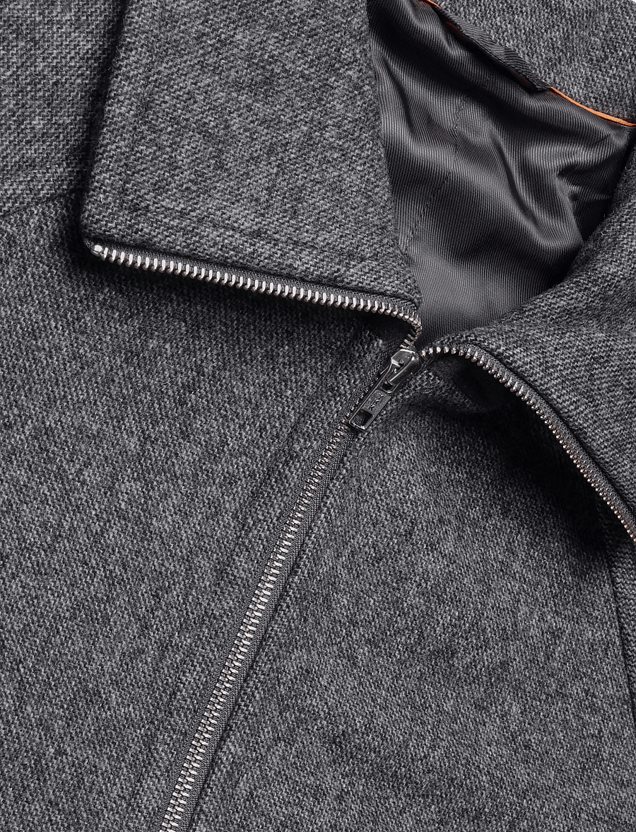 Mads Nørgaard - Bond Wool Lotta Jacket - wolljacken - dark grey melange - 2