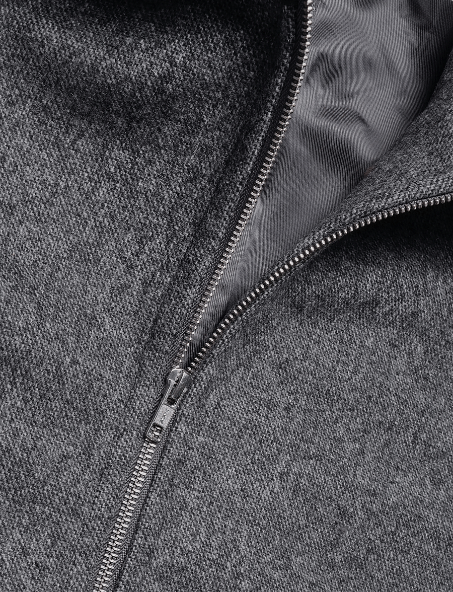 Mads Nørgaard - Bond Wool Lotta Jacket - wolljacken - dark grey melange - 3