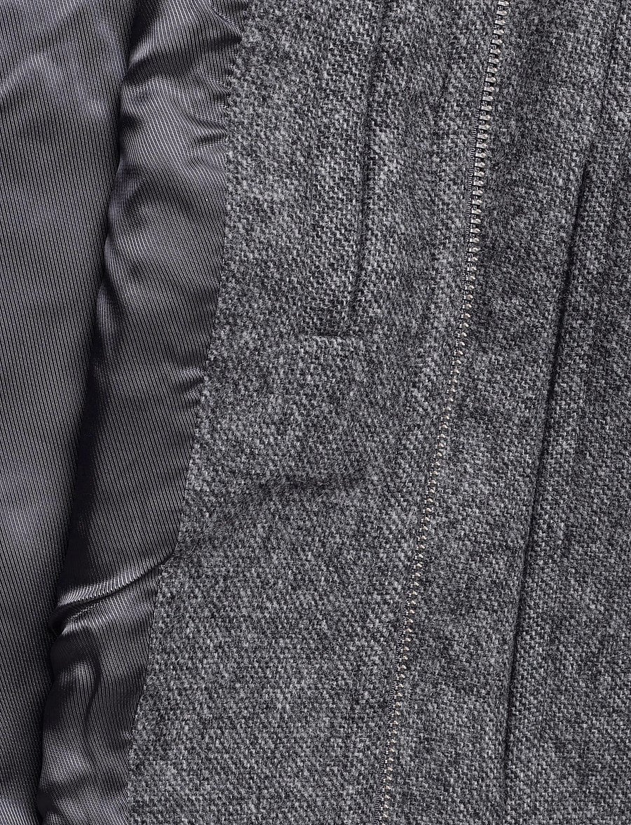 Mads Nørgaard - Bond Wool Lotta Jacket - wolljacken - dark grey melange - 4