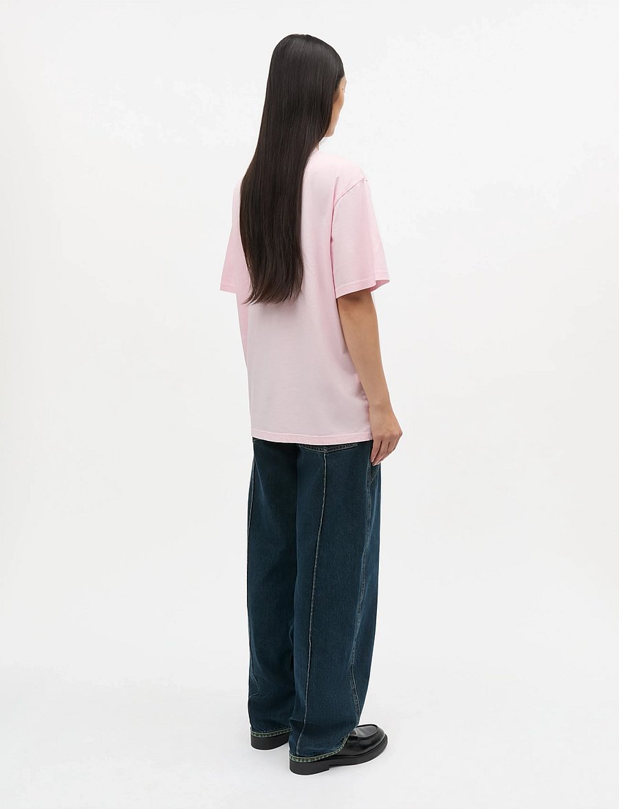 Mads Nørgaard - Double Denim Pam Jeans - laia säärega teksad - blue/green dye - 3