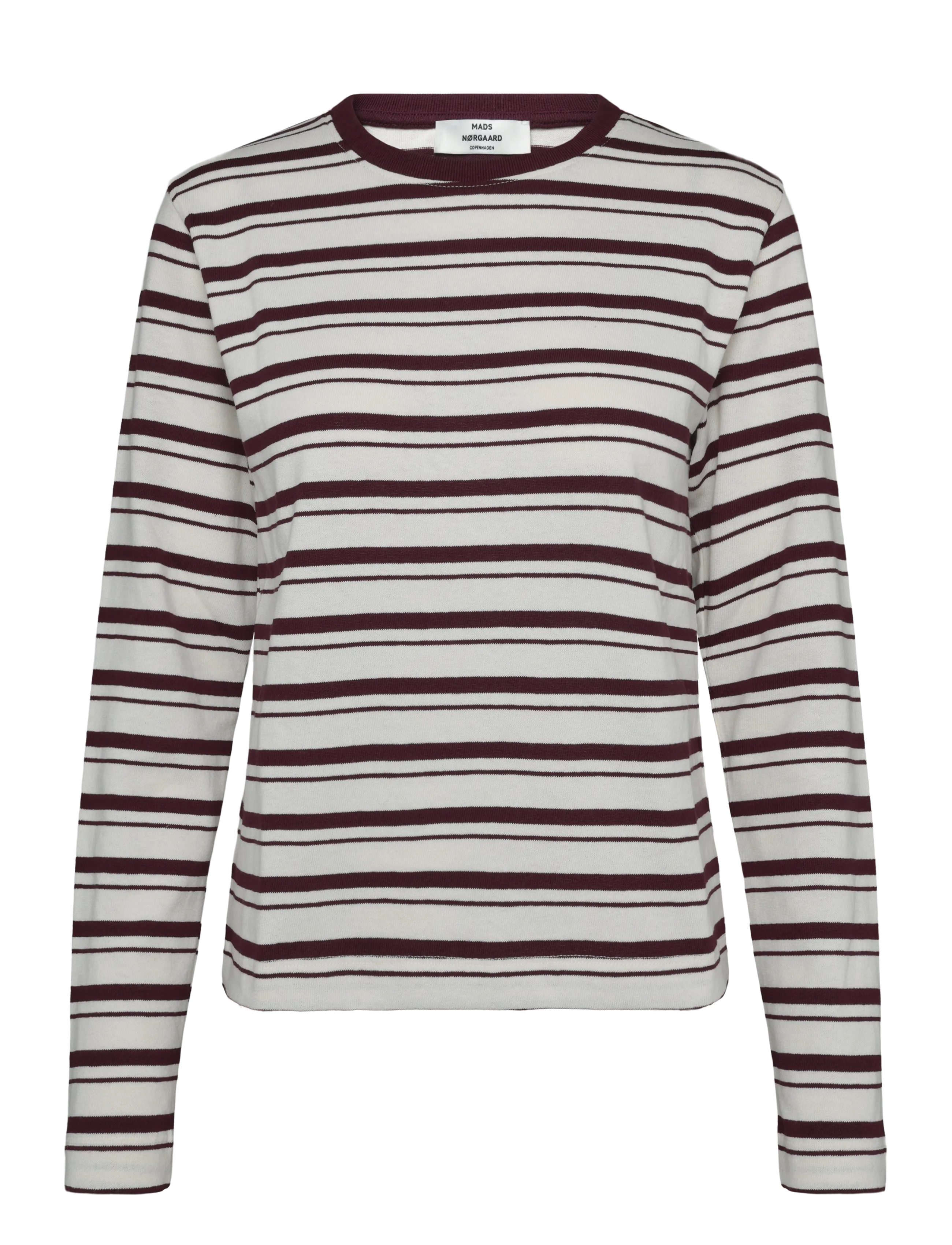 Mads Nørgaard Pablo Maggie Tee LS - Tänavastiil - VANILLA ICE/WINETASTING / cream