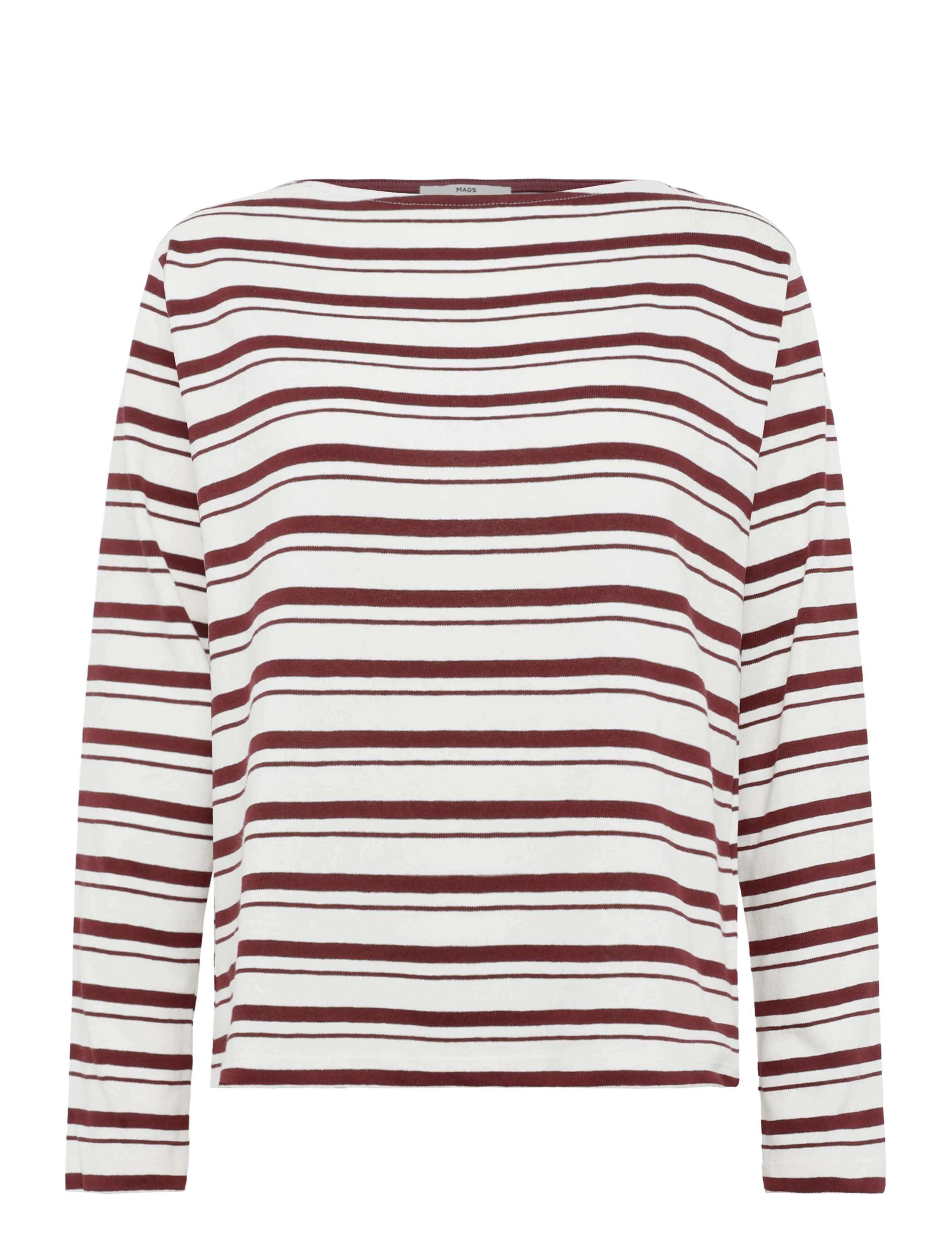Mads Nørgaard Pablo Gabi Tee LS - Tänavastiil - VANILLA ICE/WINETASTING / cream