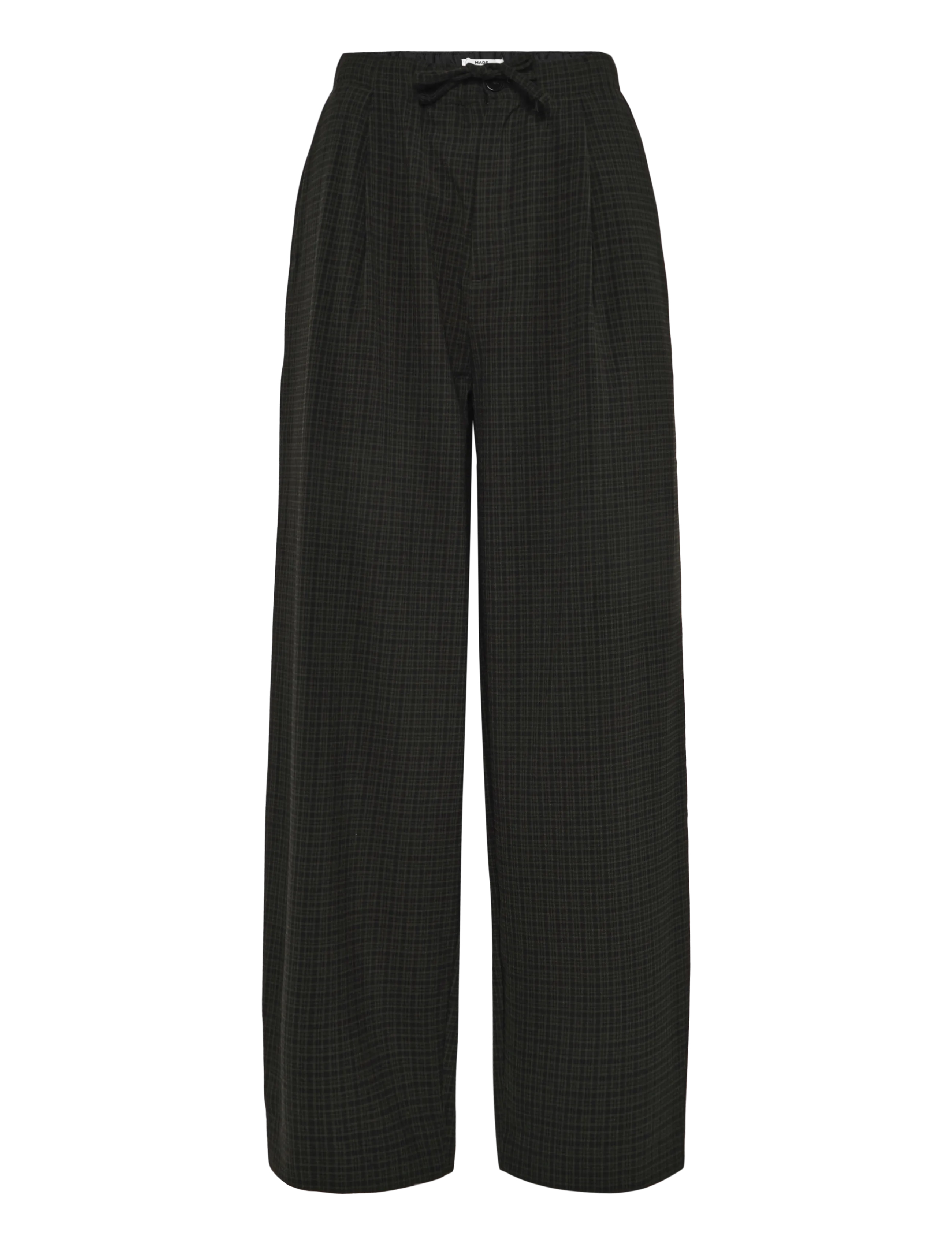 Mads Nørgaard - Chuck Marie Pants - bukser med brede ben - tarmac check - 1
