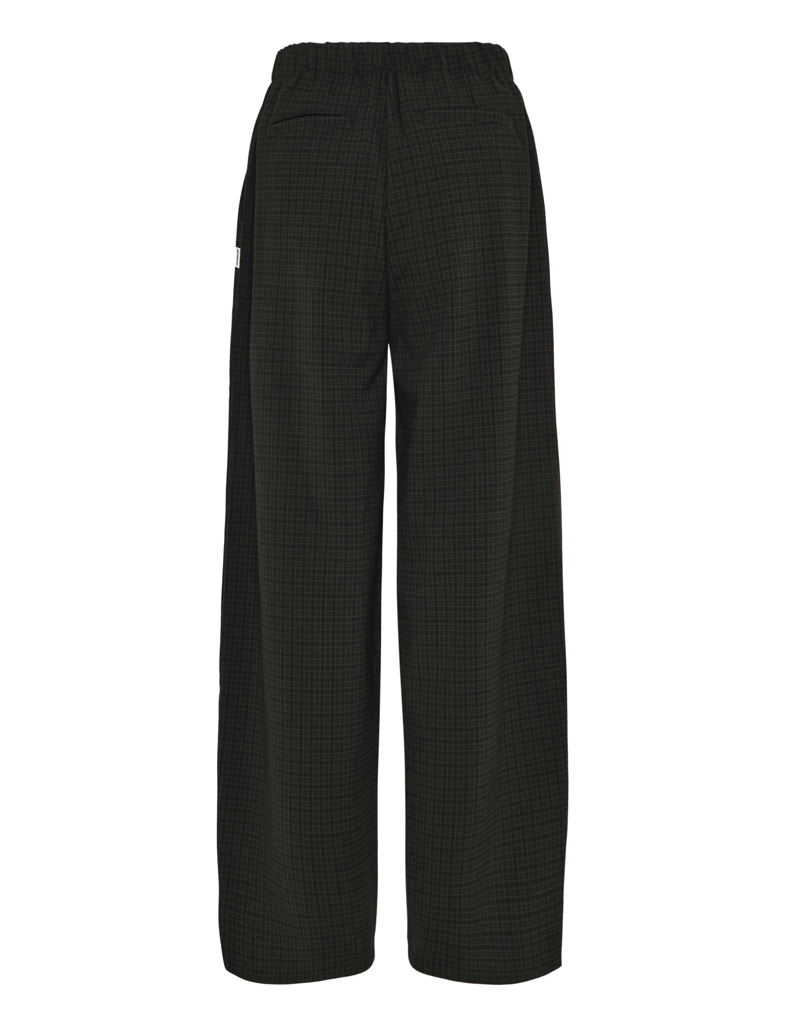 Mads Nørgaard - Chuck Marie Pants - bukser med brede ben - tarmac check - 2