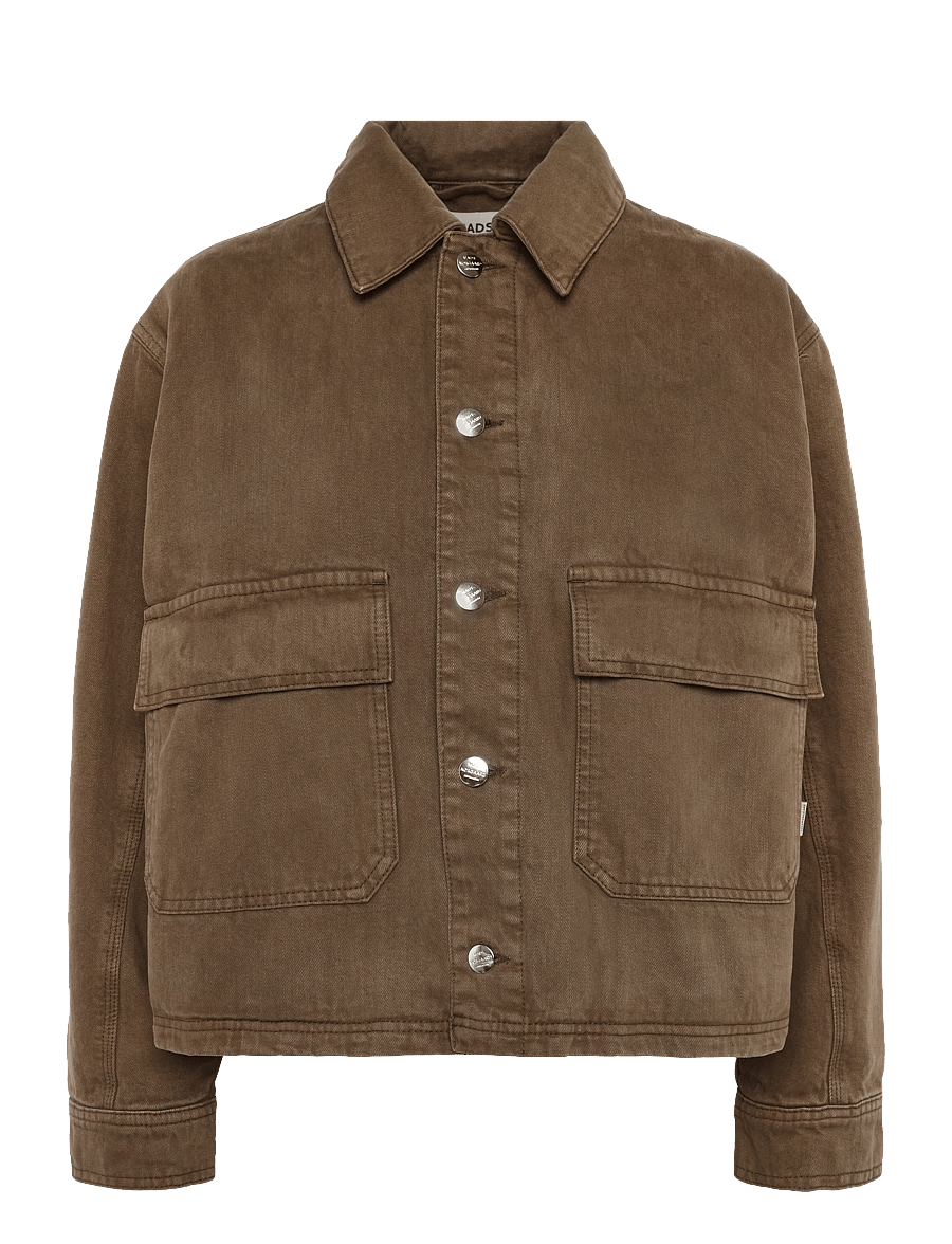 Mads Nørgaard - Soil Denim Solveig Jacket - denimjakker - cocoa - 1