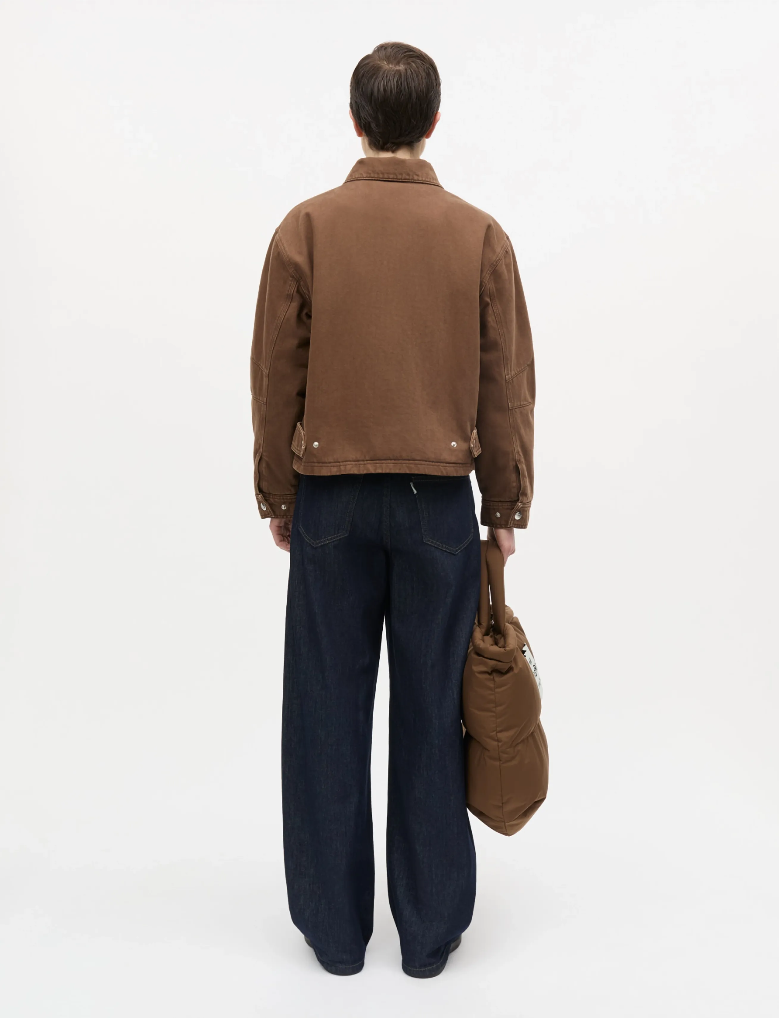 Mads Nørgaard - Soil Denim Solveig Jacket - cocoa - 3