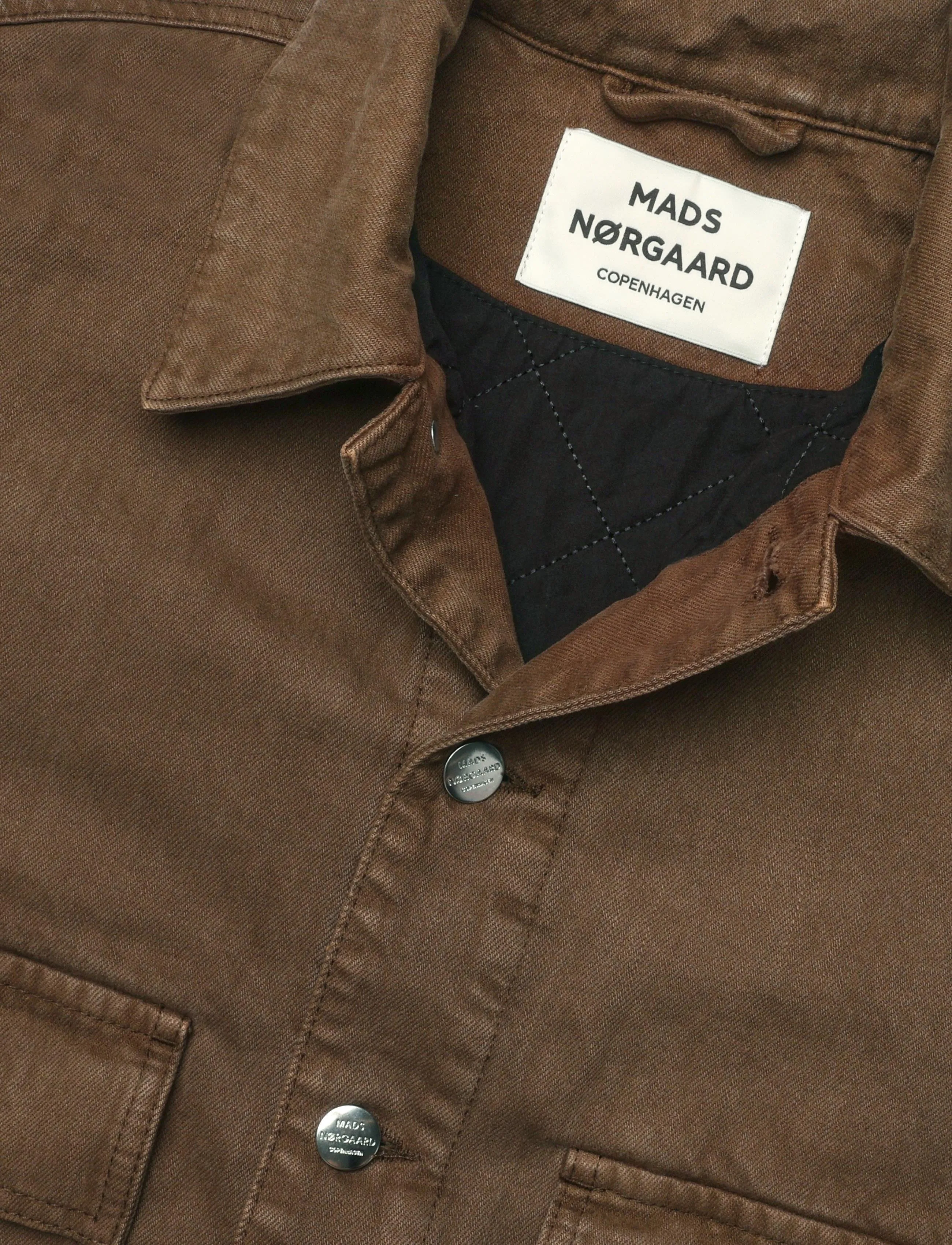 Mads Nørgaard - Soil Denim Solveig Jacket - cocoa - 4