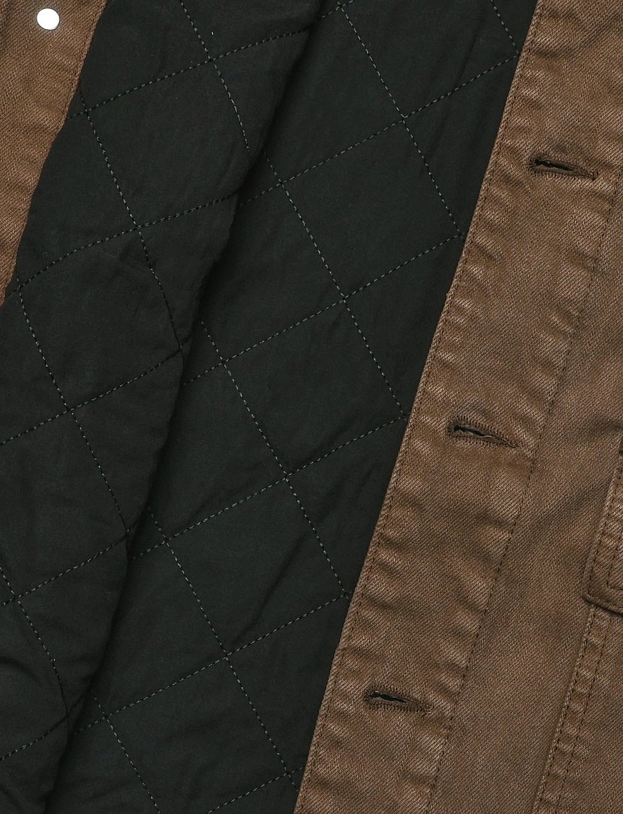 Mads Nørgaard - Soil Denim Solveig Jacket - denimjakker - cocoa - 5