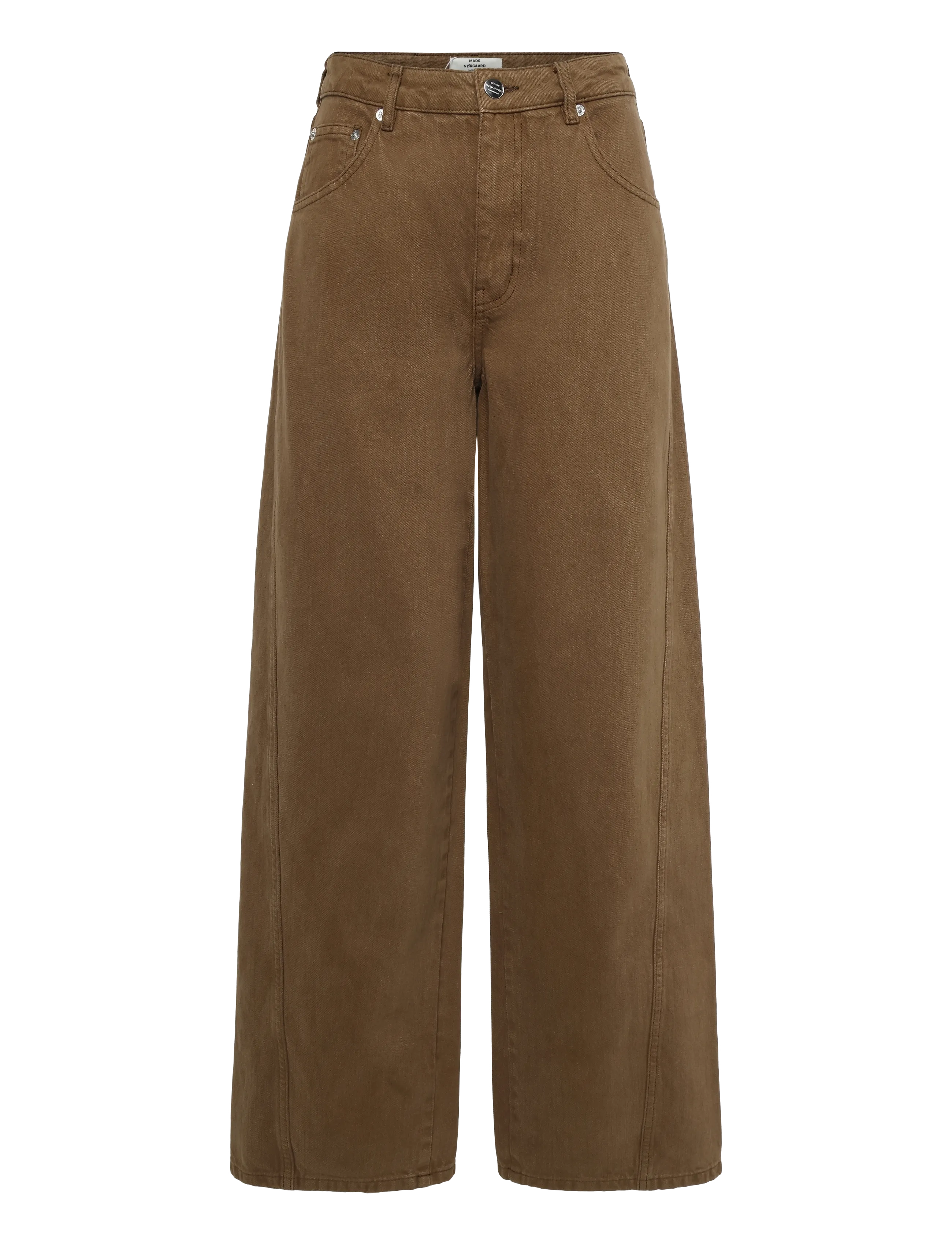 Mads Nørgaard Soil Denim Christel Jeans - Hosen mit weitem Bein - COCOA / brown