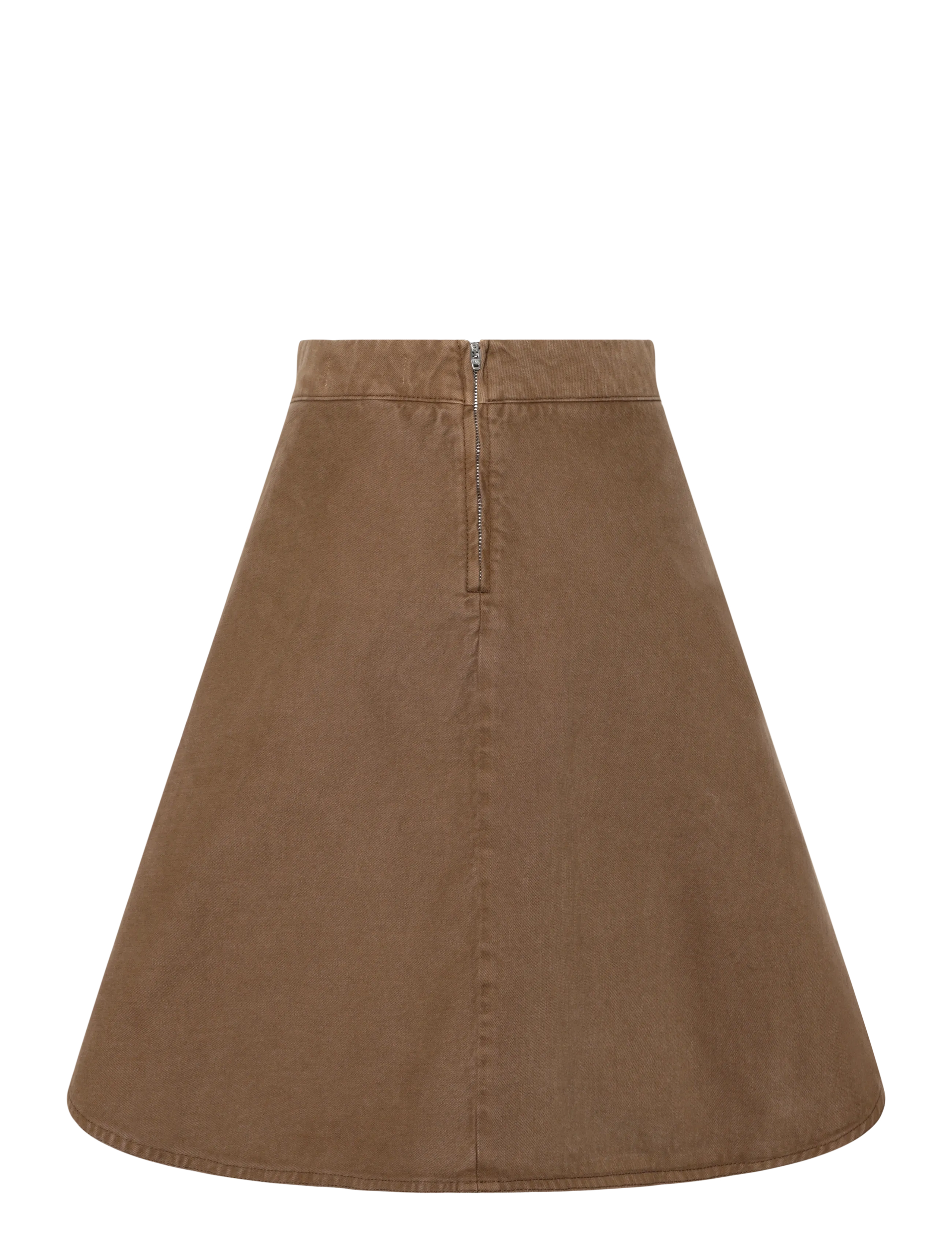 Mads Nørgaard - Soil Denim Stelly Skirt - autumn savings - cocoa - 2
