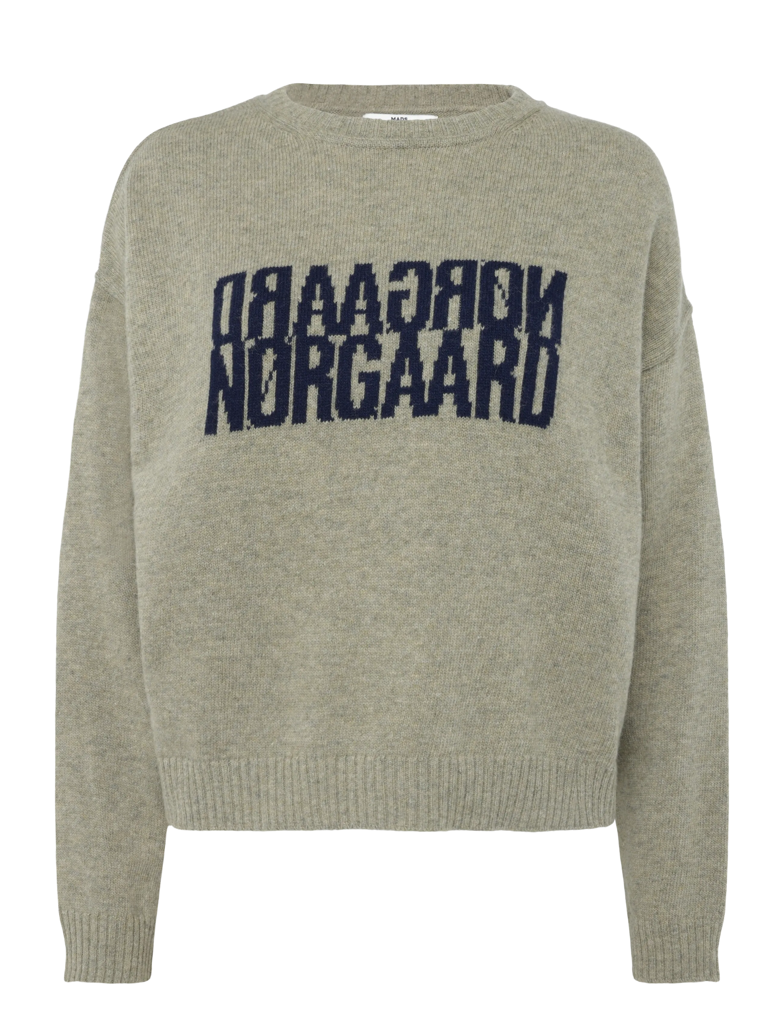 Mads Nørgaard Yota Knit Tilona Sweater - Tänavastiil - SILVER SAGE/PARISIAN NIGHT / khaki/green
