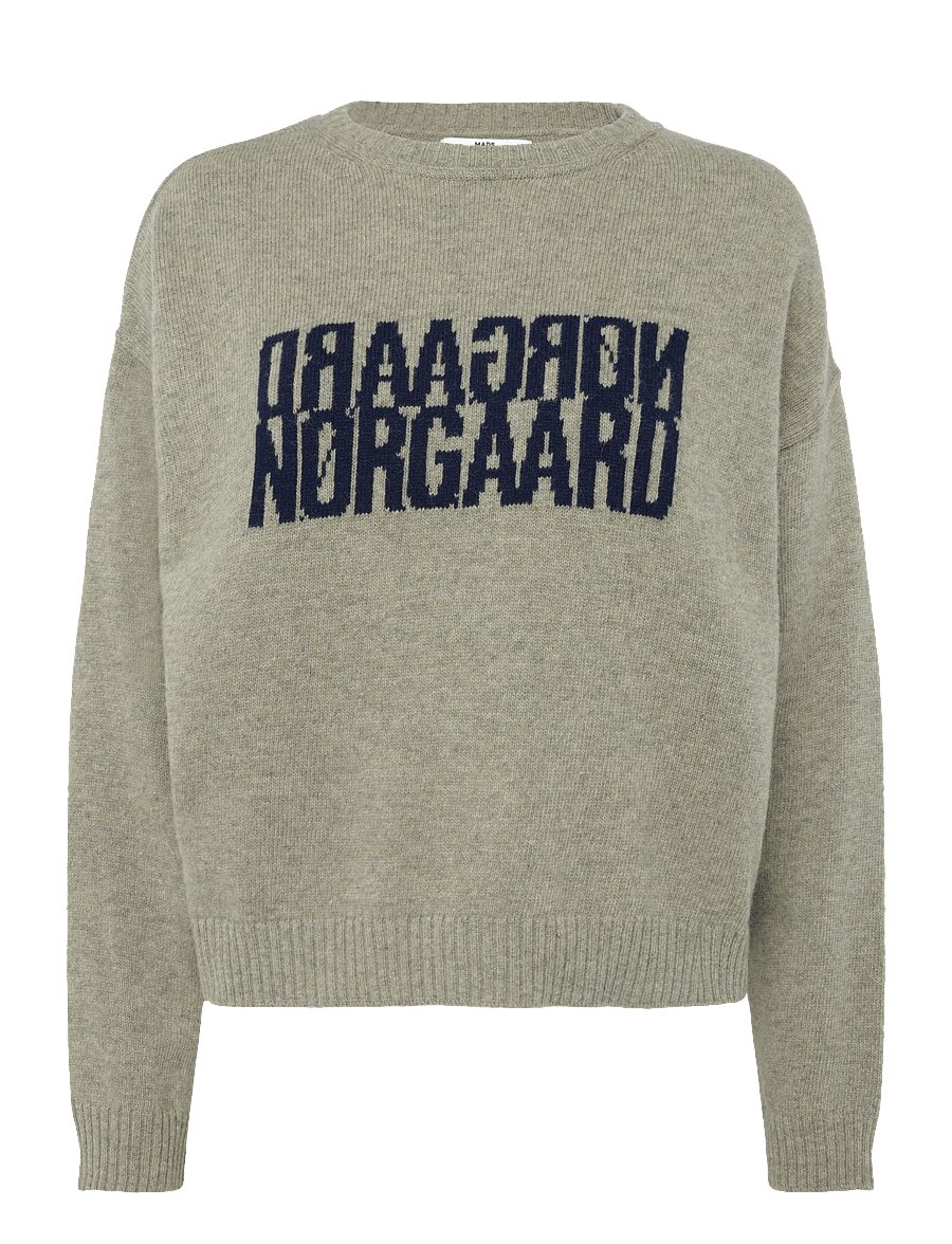 Mads Nørgaard - Yota Knit Tilona Sweater - kampsunid - silver sage/parisian night - 1