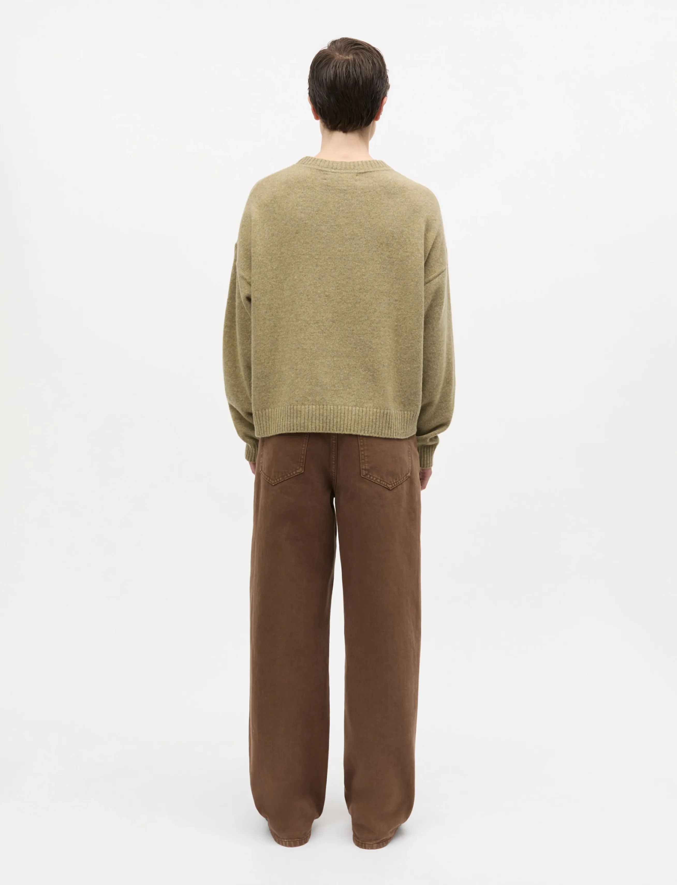 Mads Nørgaard - Yota Knit Tilona Sweater - kampsunid - silver sage/parisian night - 3
