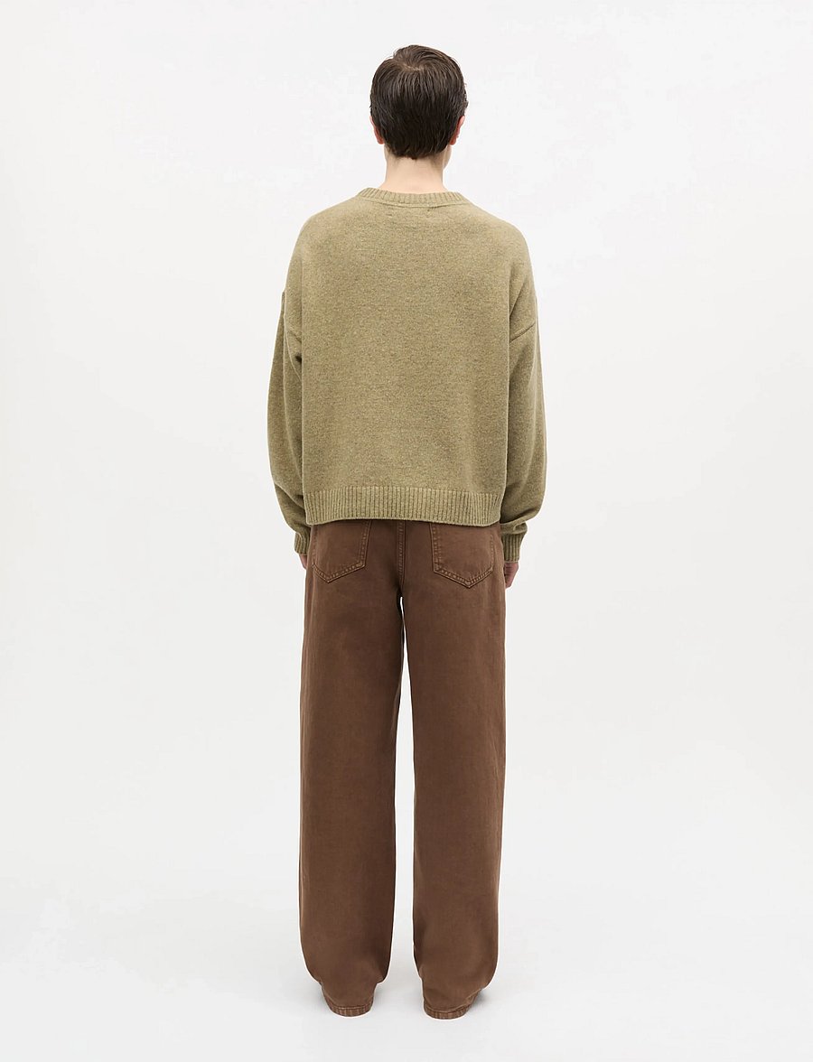 Mads Nørgaard - Yota Knit Tilona Sweater - kampsunid - silver sage/parisian night - 3