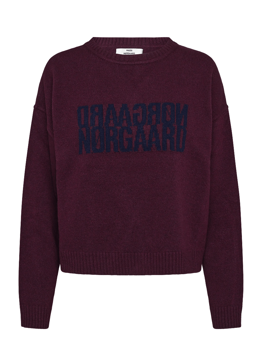 Mads Nørgaard - Yota Knit Tilona Sweater - kampsunid - winetasting/parisian night - 0