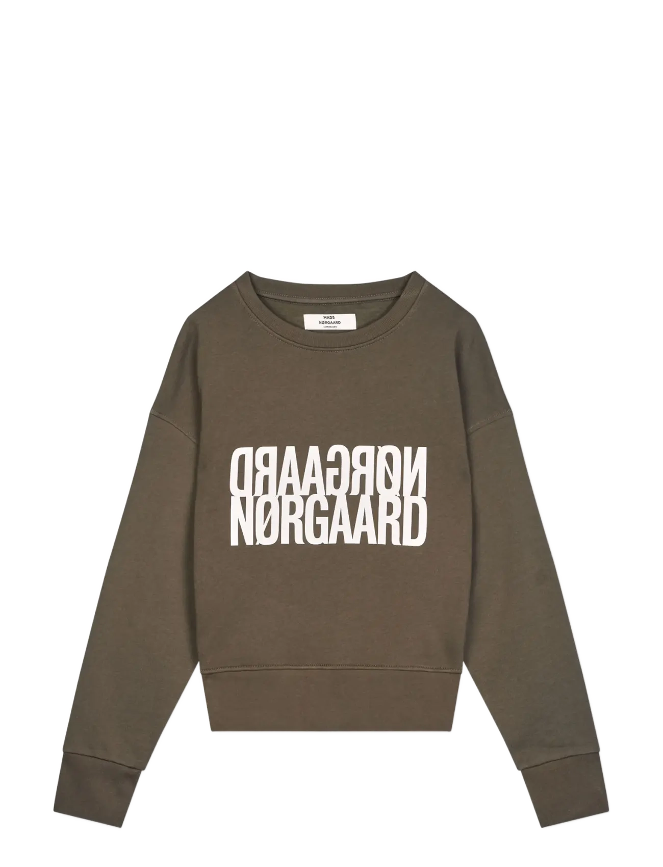 Mads Nørgaard Original Sweat Tilvina Sweatshirt - Tøj - TARMAC / khaki/green