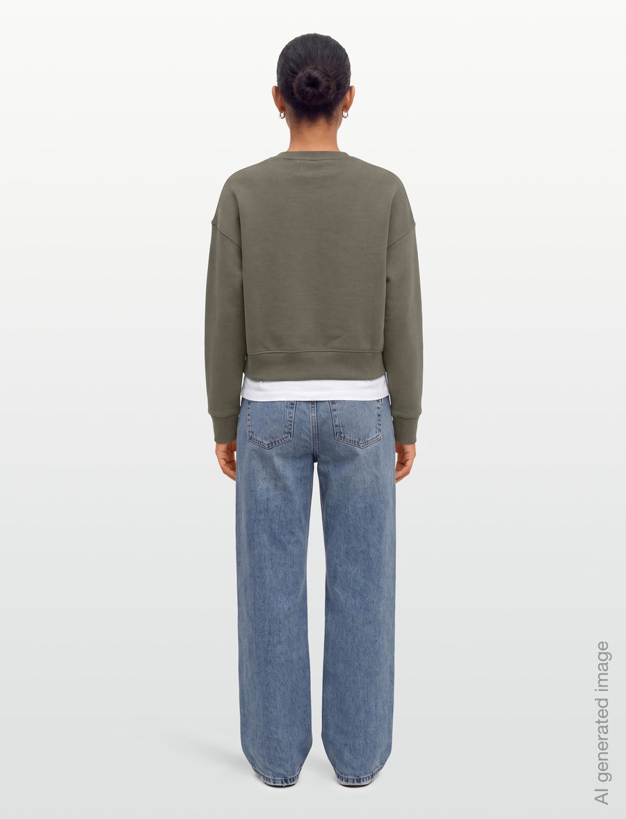 Mads Nørgaard - Original Sweat Tilvina Sweatshirt - mode trends - tarmac - 4