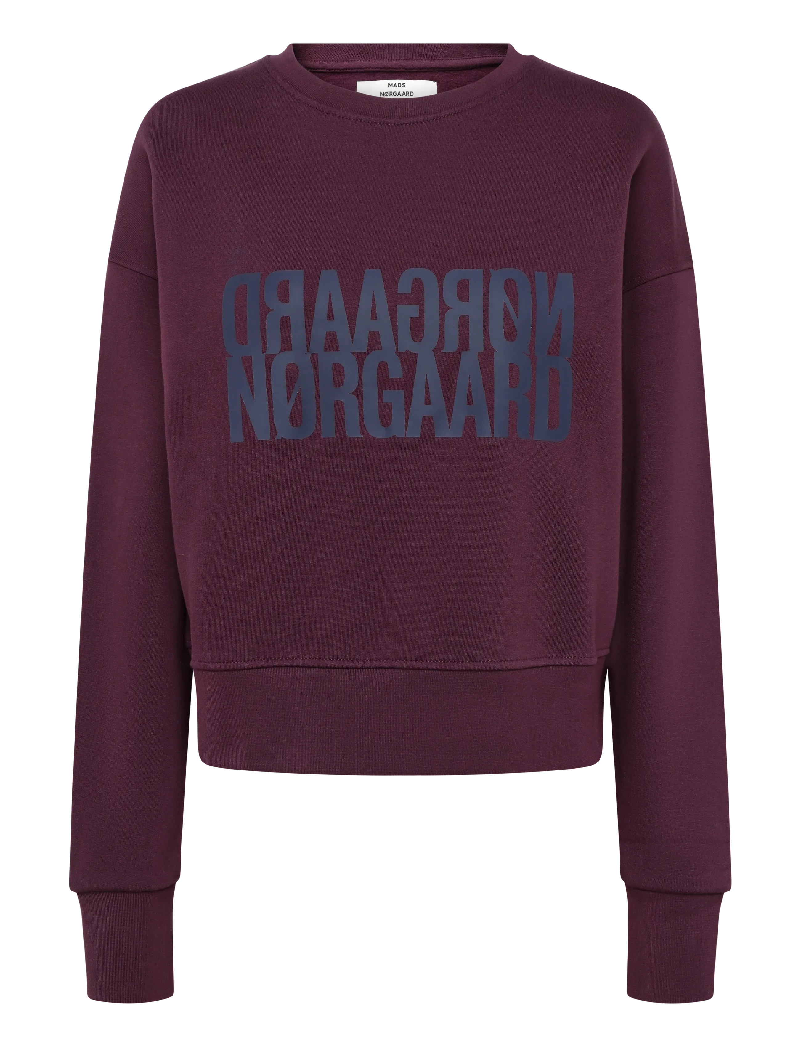 Mads Nørgaard Original Sweat Tilvina Sweatshirt - Mads Nørgaard - WINETASTING / burgundy