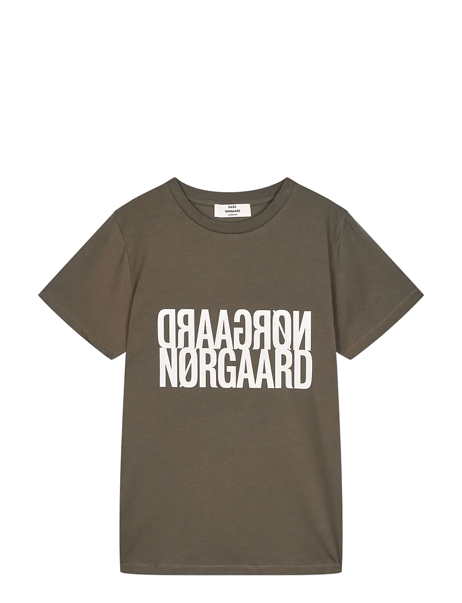 Mads Nørgaard - Single Cotton Trenda P Tee - t-shirts - tarmac - 0