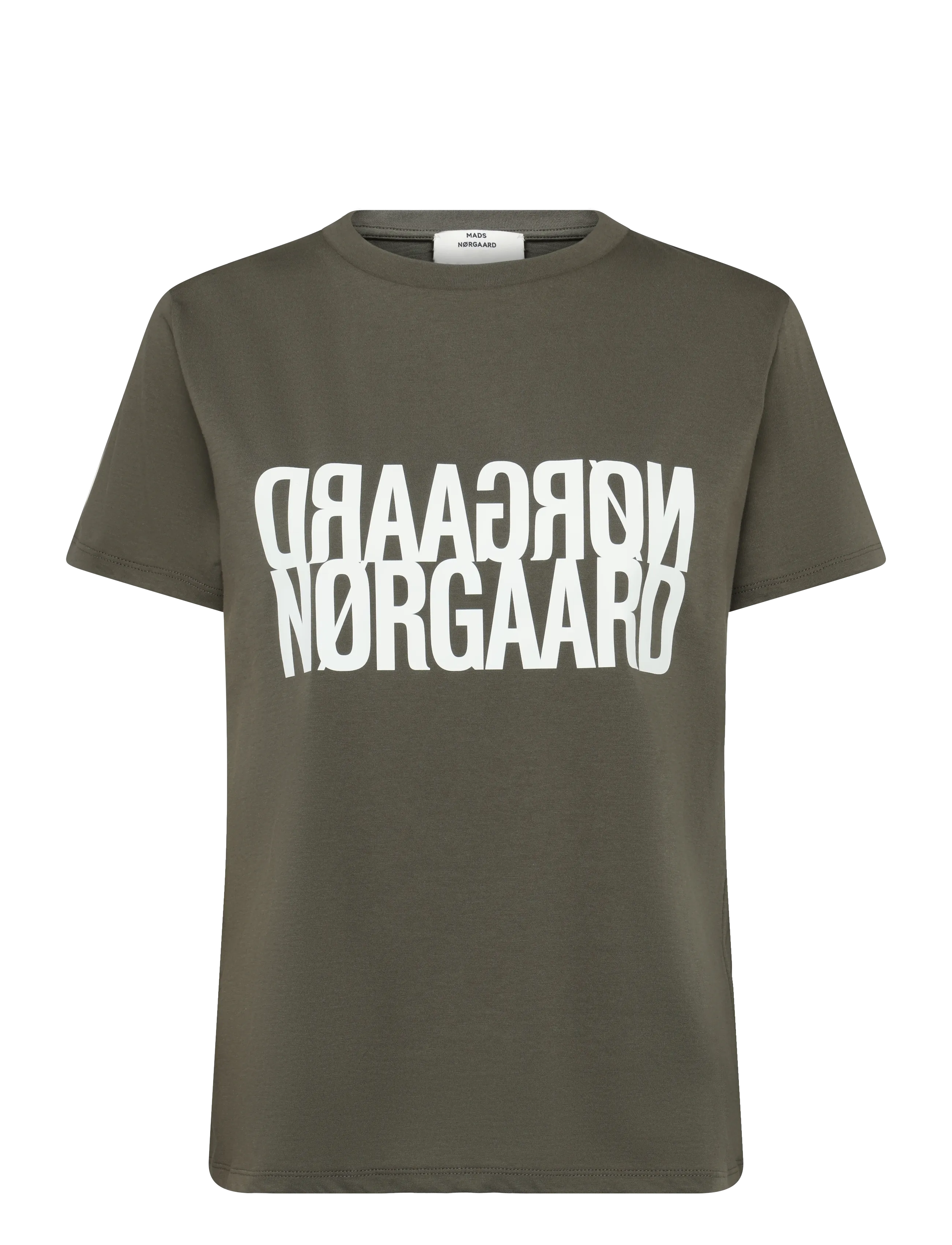 Mads Nørgaard Single Cotton Trenda P Tee - Inspiration - TARMAC / grey