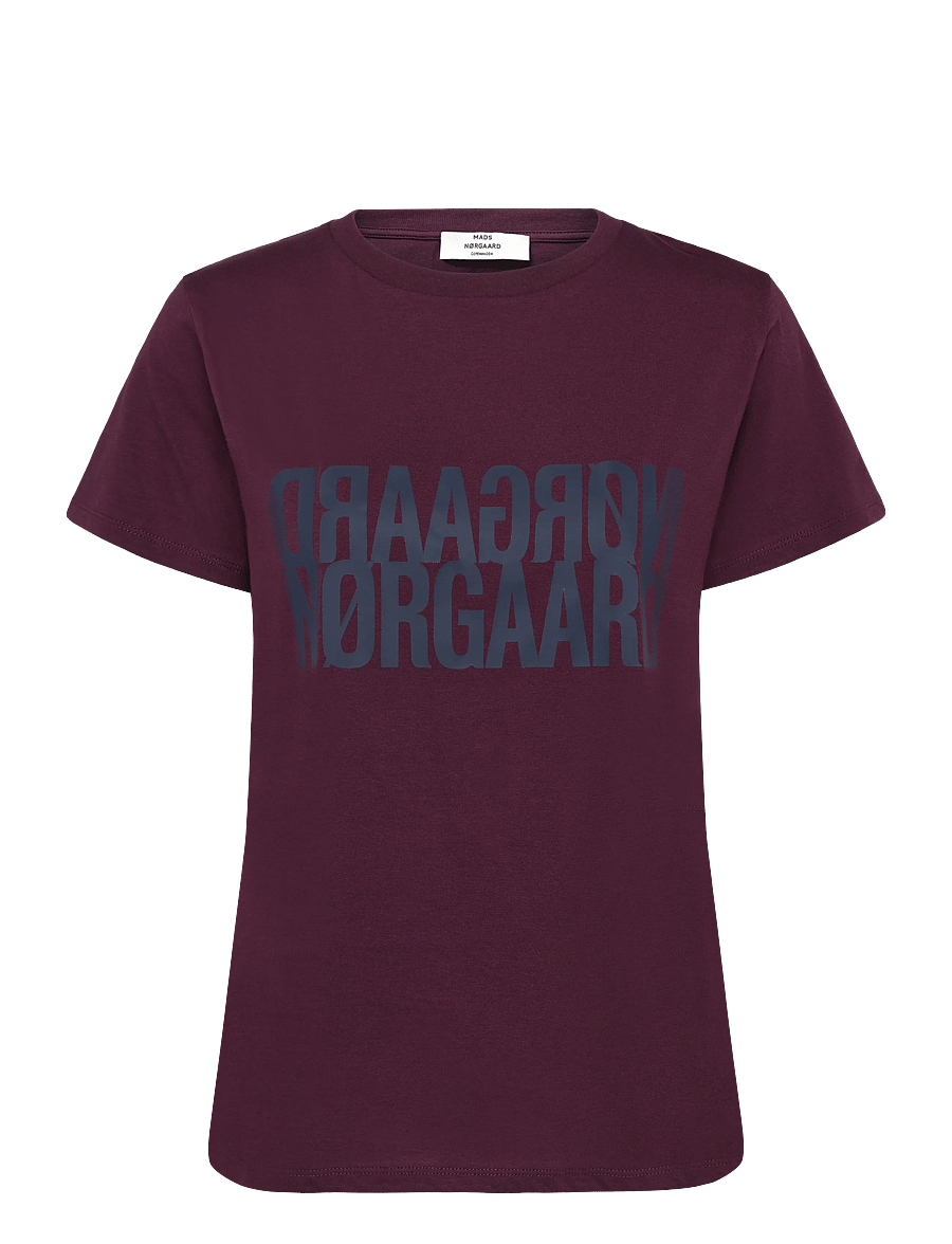 Mads Nørgaard - Single Cotton Trenda P Tee - t-shirts - winetasting - 1