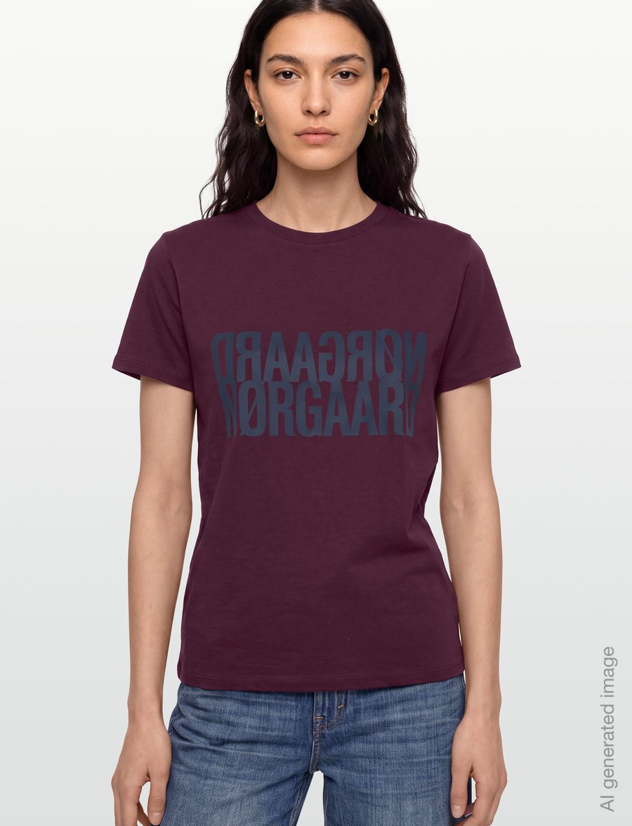 Mads Nørgaard - Single Cotton Trenda P Tee - t-shirts - winetasting - 3