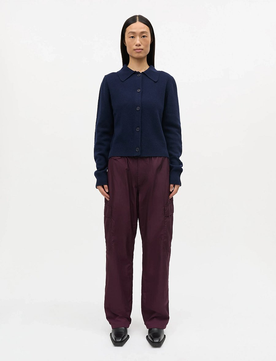 Mads Nørgaard - Yota Knit Katrine Cardigan - kardiganid - parisian night/black - 0