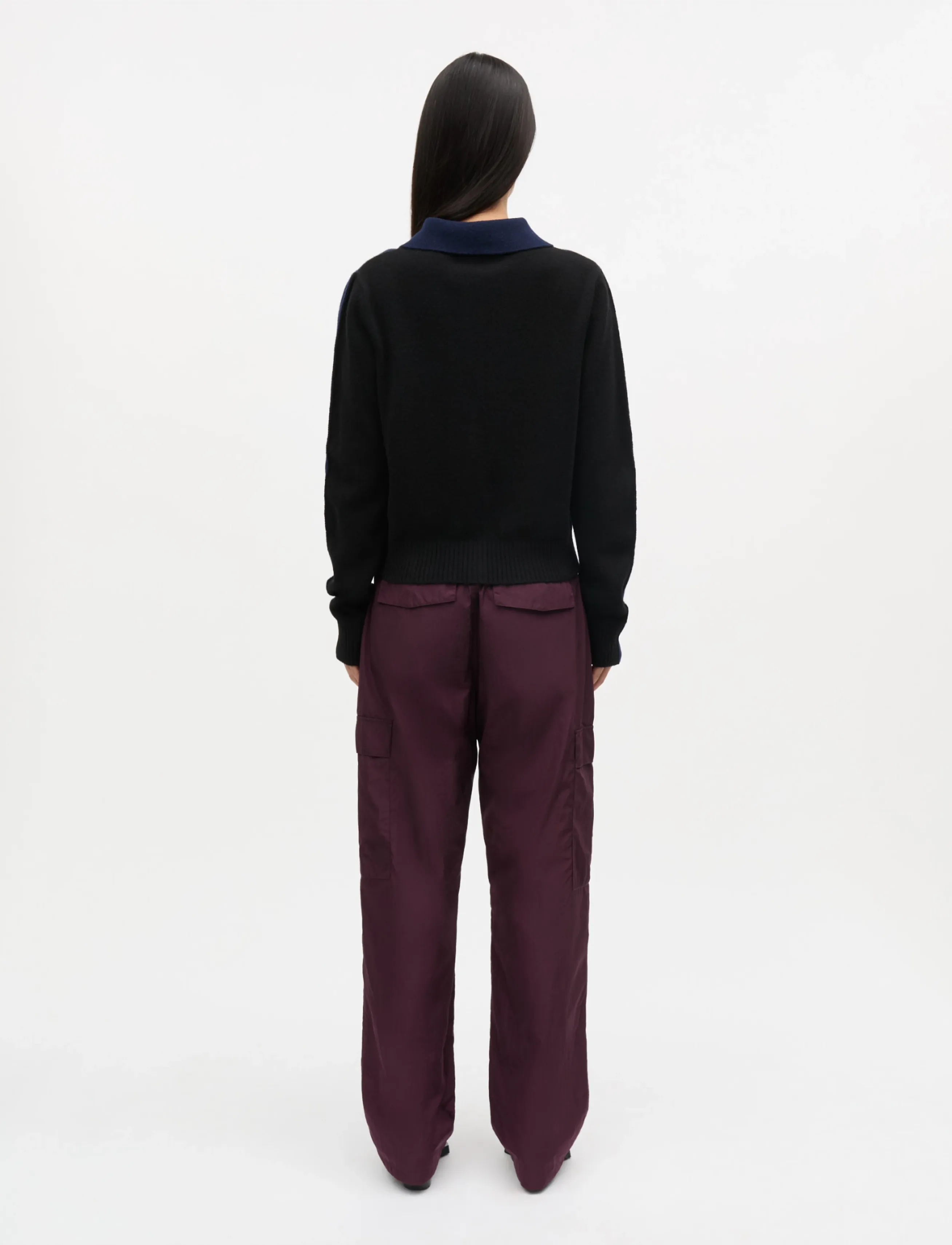 Mads Nørgaard - Yota Knit Katrine Cardigan - kardiganid - parisian night/black - 3
