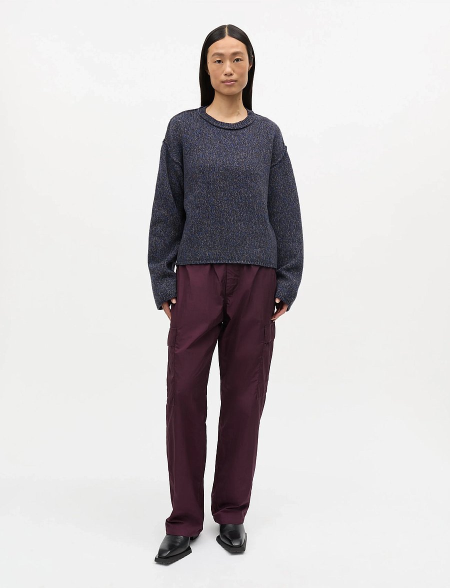 Mads Nørgaard - Charlotte Madison Knit - pullover - sky captain melange - 0