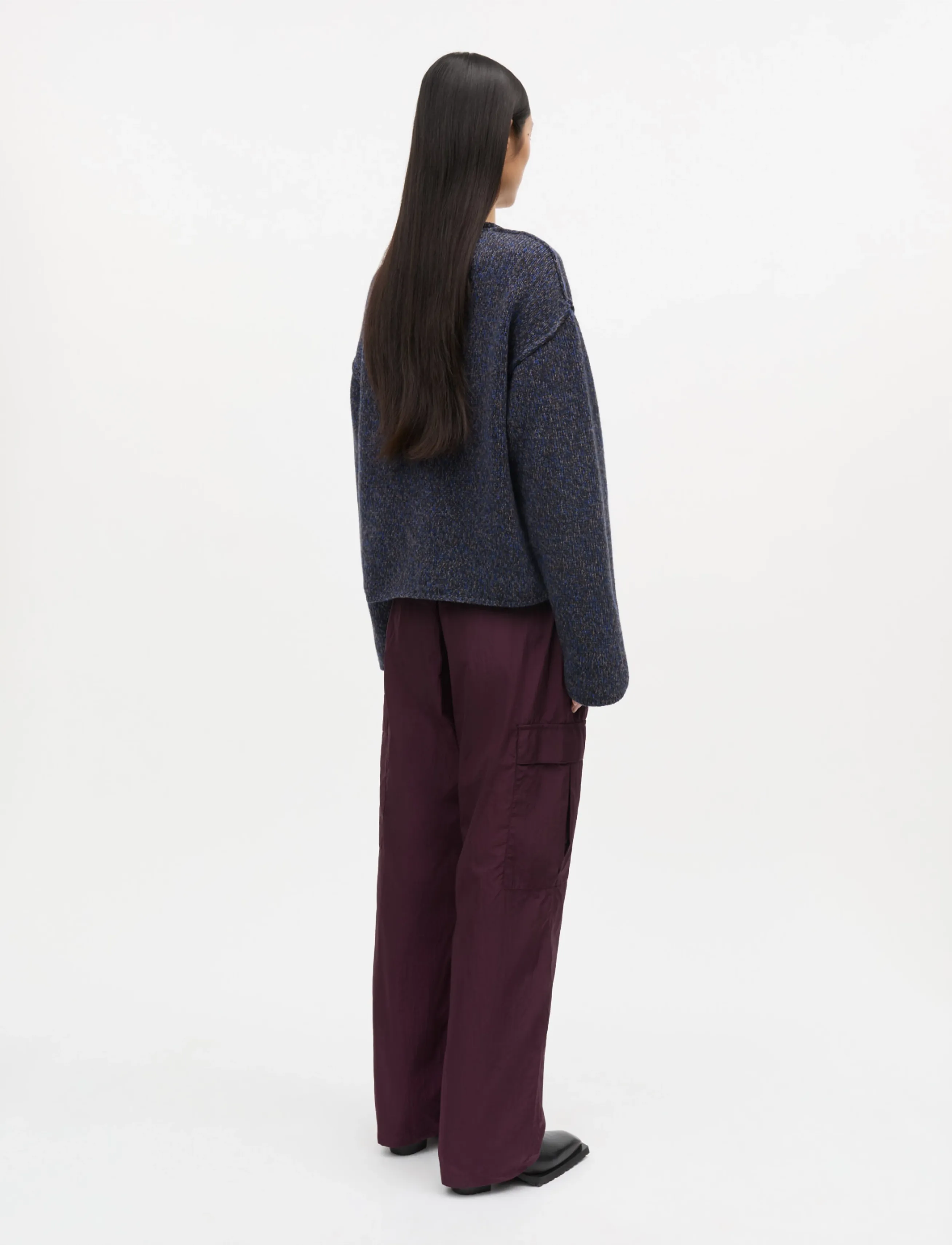 Mads Nørgaard - Charlotte Madison Knit - pullover - sky captain melange - 3