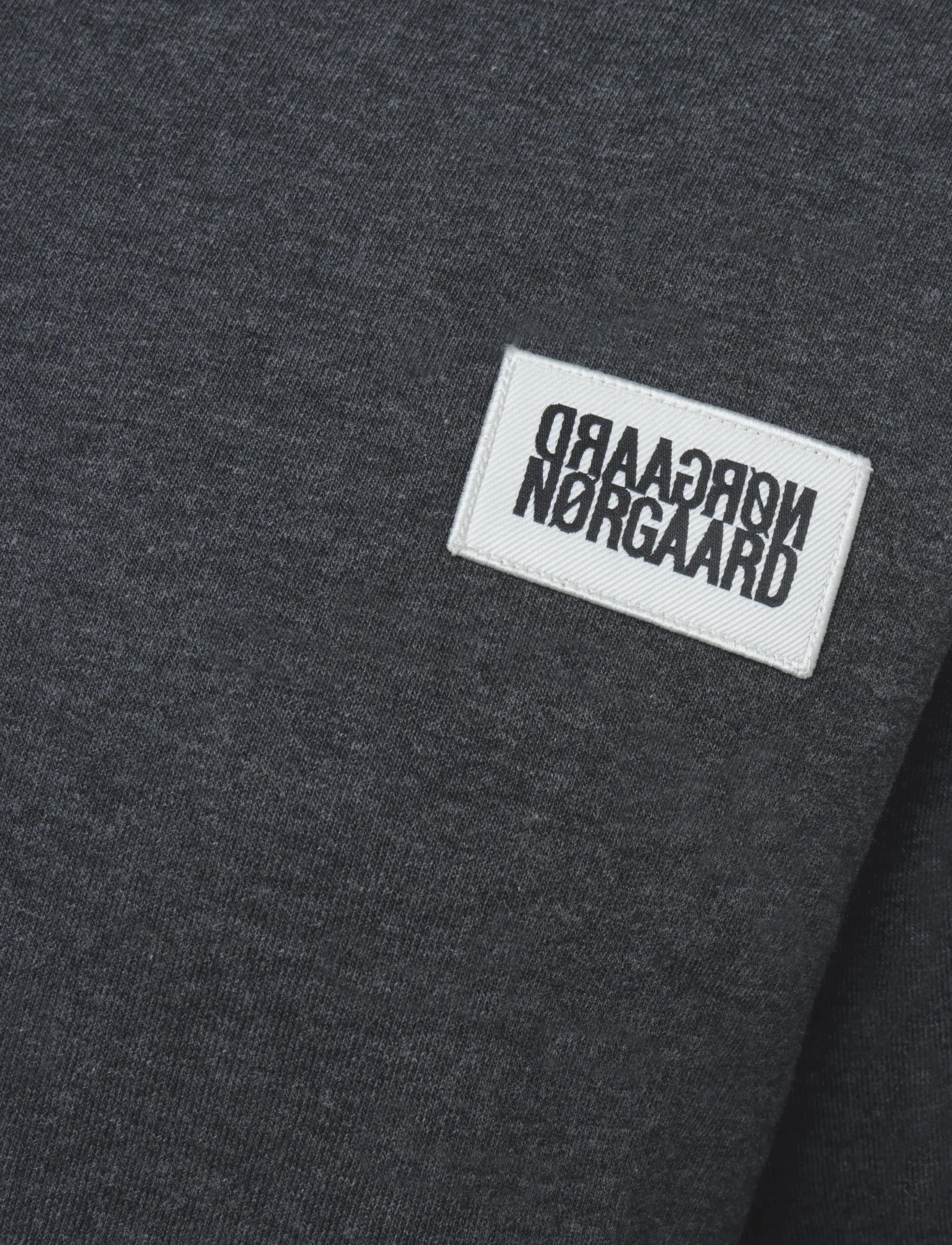 Mads Nørgaard - Standard Taylor Sweatshirt - moetrendid - dark grey melange - 2