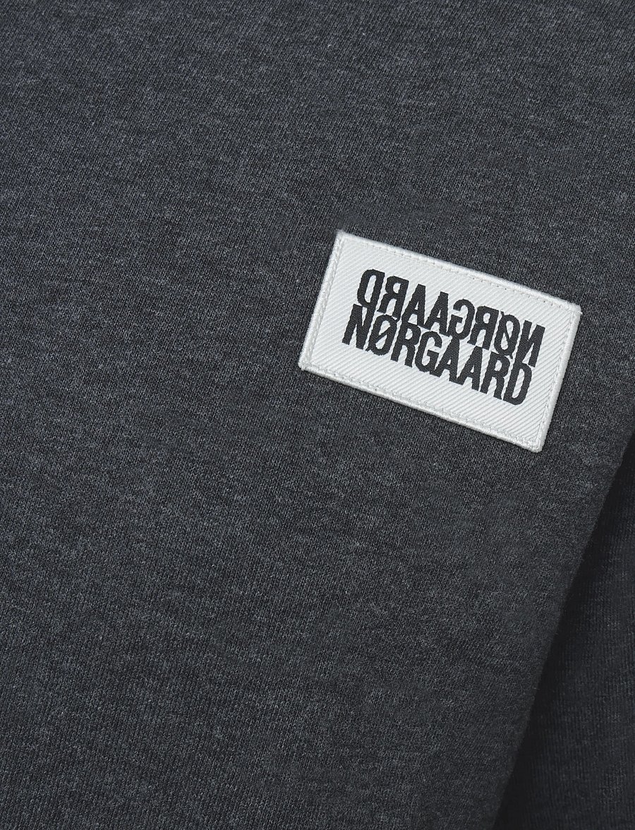 Mads Nørgaard - Standard Taylor Sweatshirt - moetrendid - dark grey melange - 2