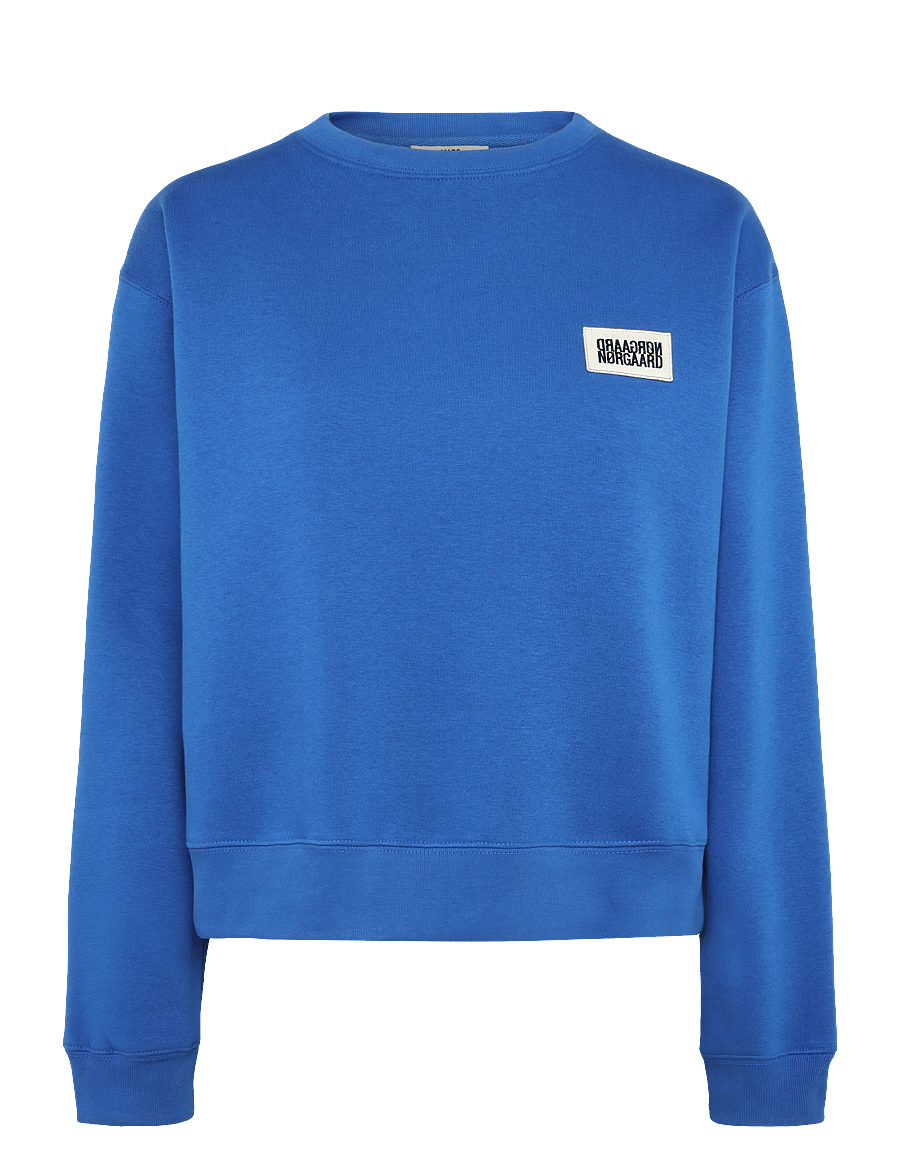 Mads Nørgaard - Standard Taylor Sweatshirt - modetrender - lapis blue - 1