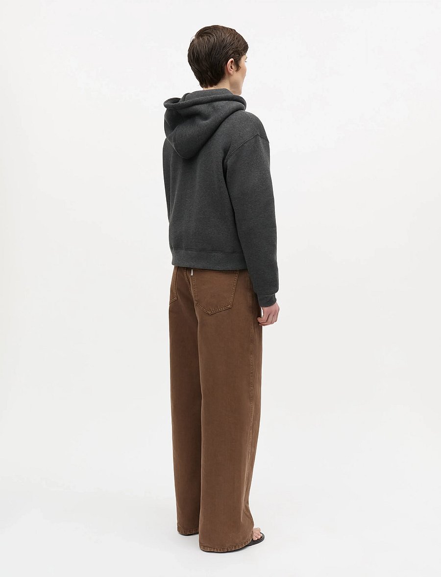 Mads Nørgaard - Standard Bobo Hood Sweatshirt - kapuzenpullover - dark grey melange - 2