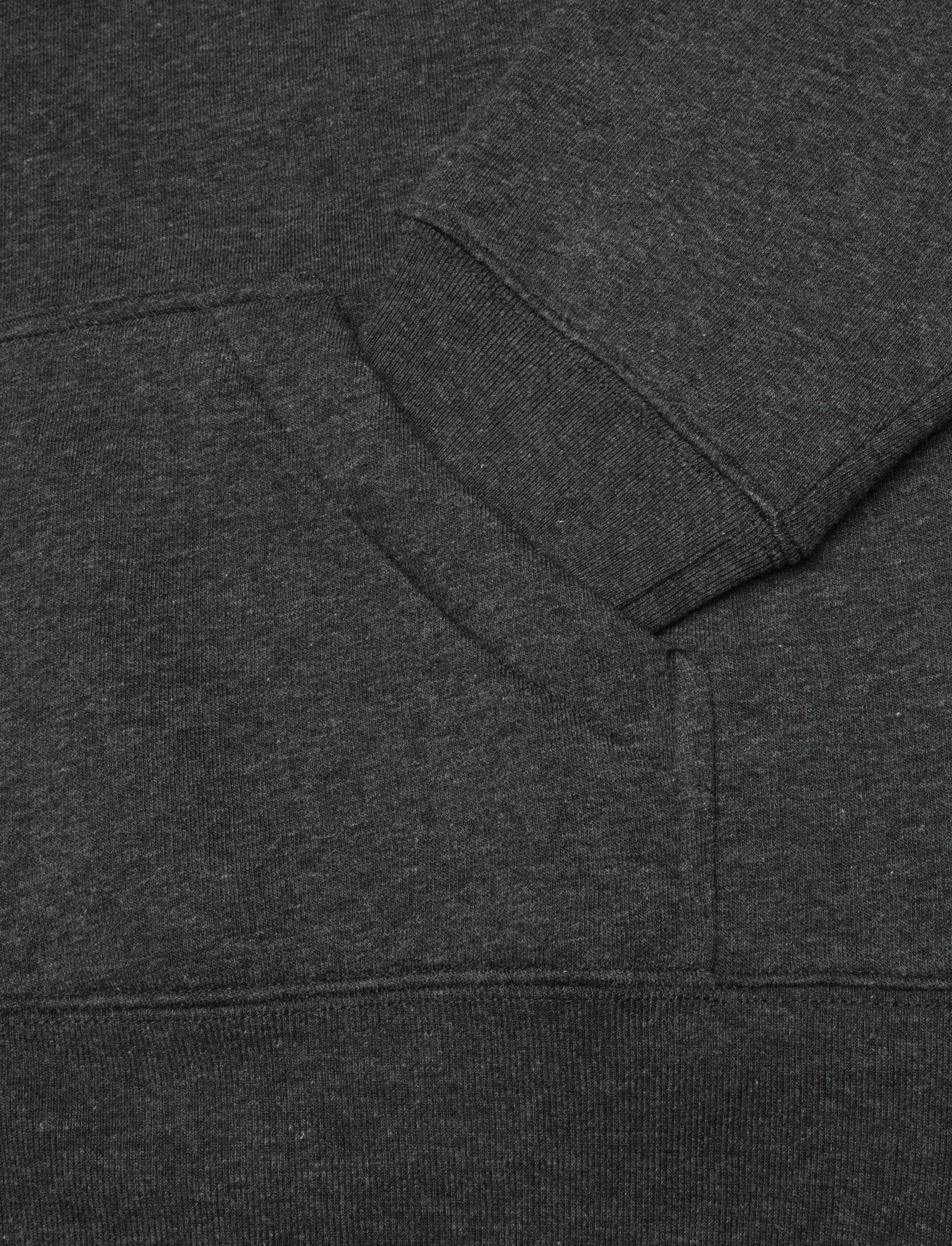 Mads Nørgaard - Standard Bobo Hood Sweatshirt - autumn savings - dark grey melange - 5